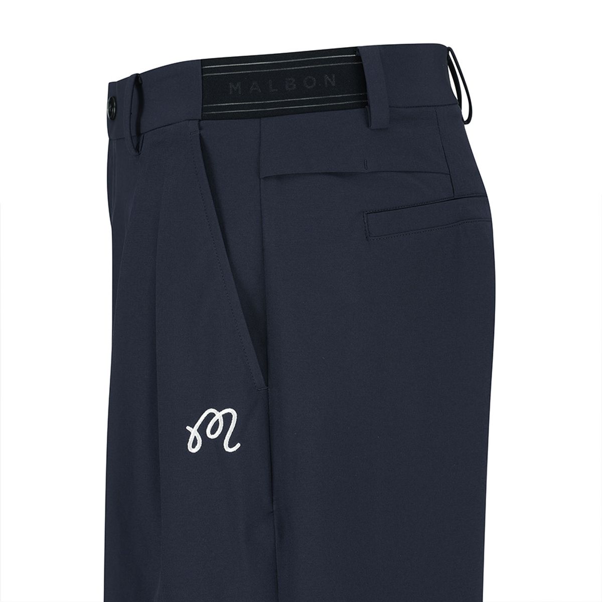 말본 골프(MALBON GOLF) 버뮤다 턱 팬츠 NAVY (MAN)