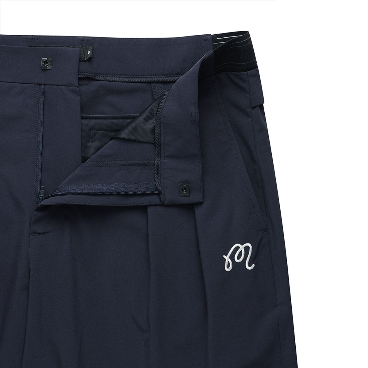 말본 골프(MALBON GOLF) 버뮤다 턱 팬츠 NAVY (MAN)