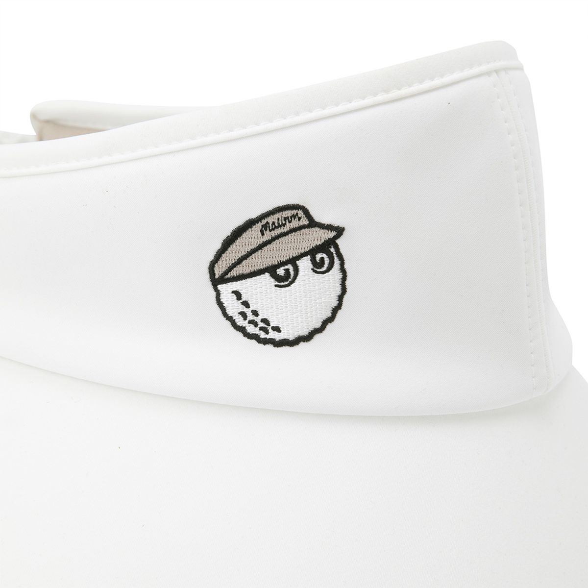 말본 골프(MALBON GOLF) 말본 와이드챙 바이저 OFF WHITE (WOMAN)