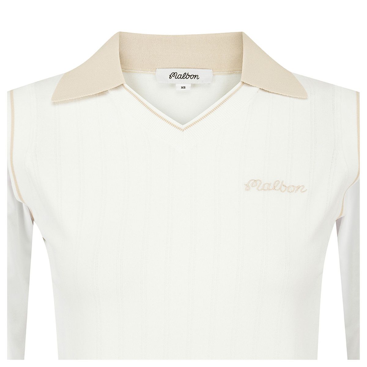 말본 골프(MALBON GOLF) 여성 냉감소매 하이브리드 니트 WHITE (WOMAN)