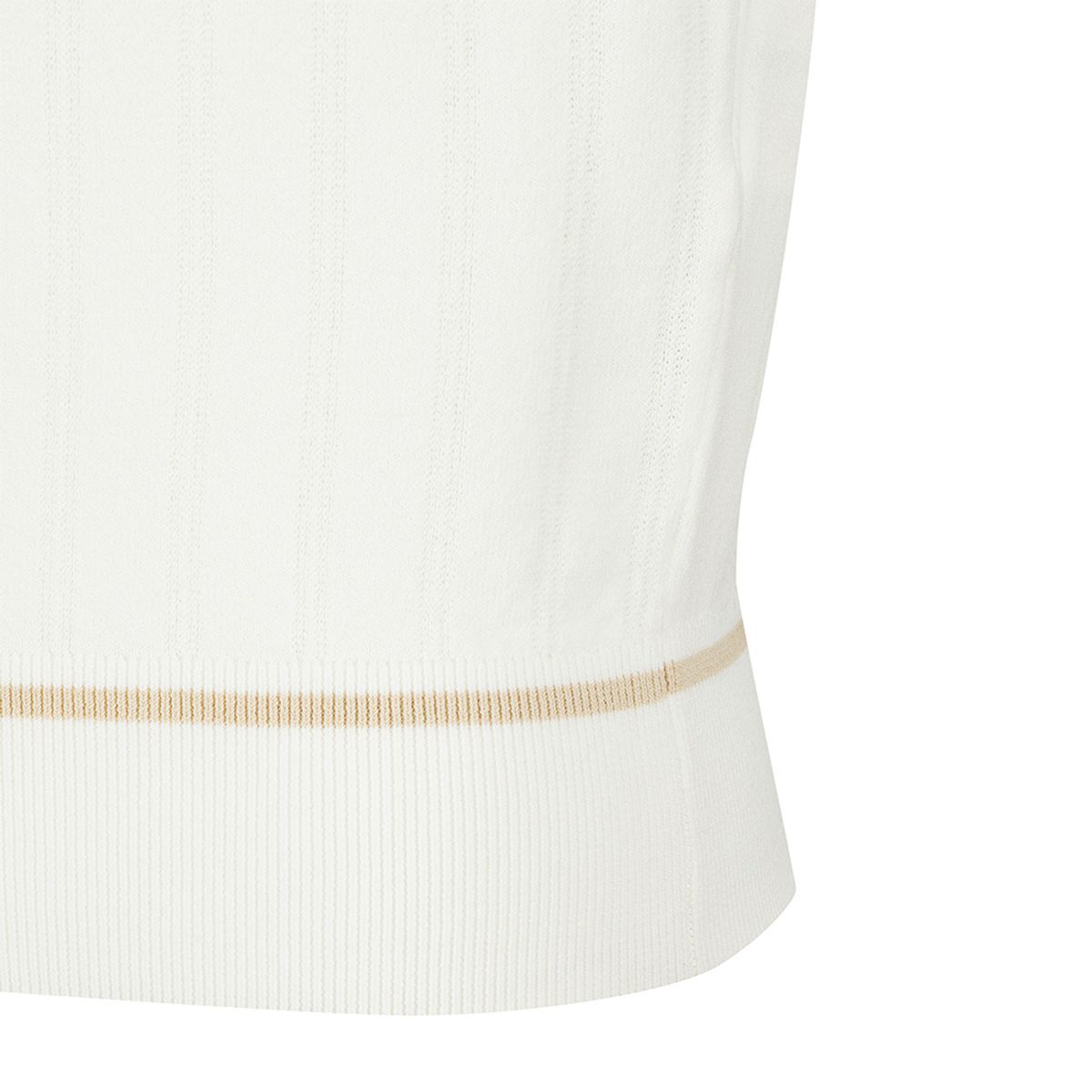 말본 골프(MALBON GOLF) 여성 냉감소매 하이브리드 니트 WHITE (WOMAN)