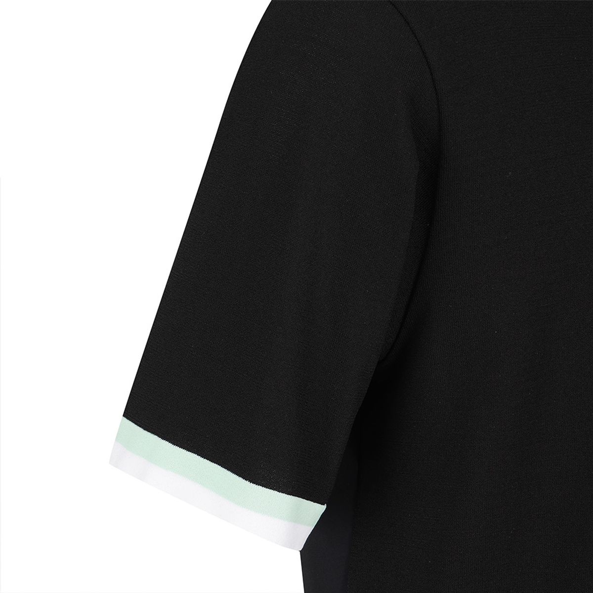 말본 골프(MALBON GOLF) 백 트리코트 하이브리드 니트 폴로 BLACK (MAN)