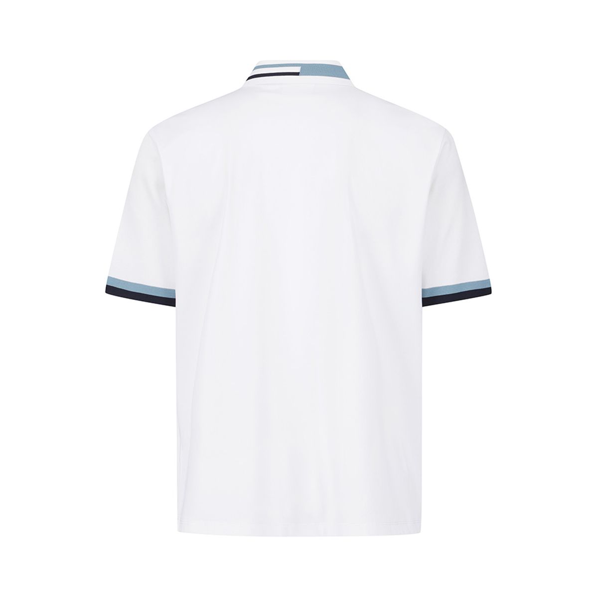 말본 골프(MALBON GOLF) 백 트리코트 하이브리드 니트 폴로 OFF WHITE (MAN)