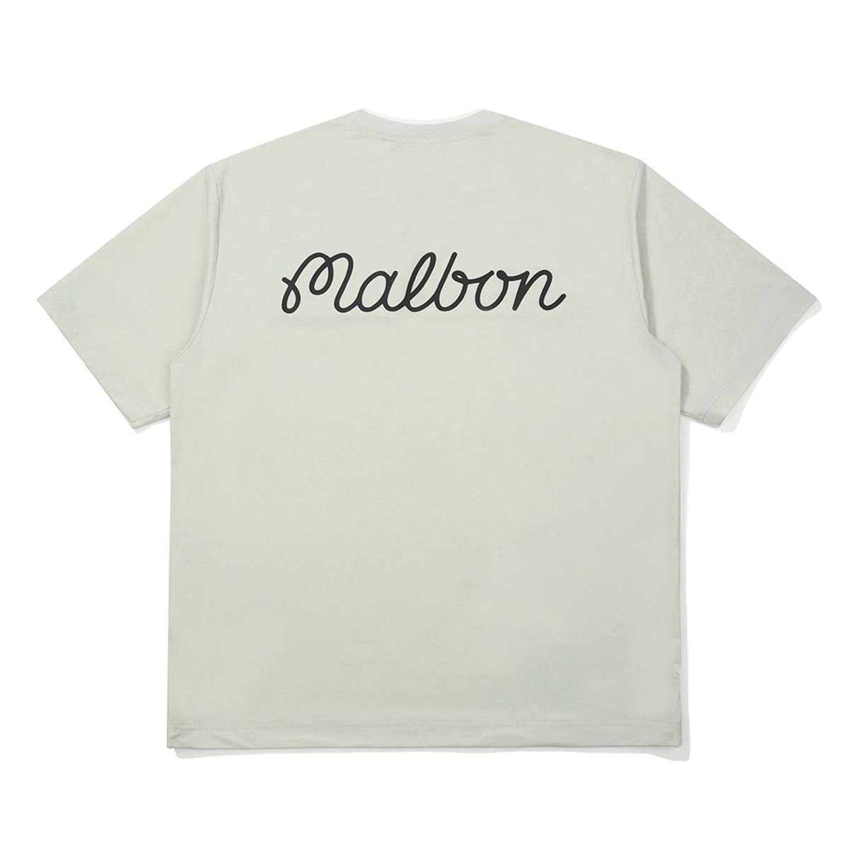 말본 골프(MALBON GOLF) 넥 티핑 포인트 반팔 피스테 GREYISH BEIGE (MAN)