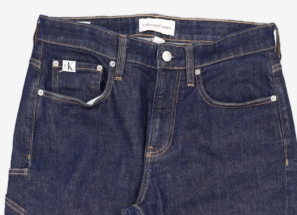 캘빈클라인 진(CALVIN KLEIN JEANS) 남 린스 블루 90s 스트레이트핏 데님 J322288 1AP W30