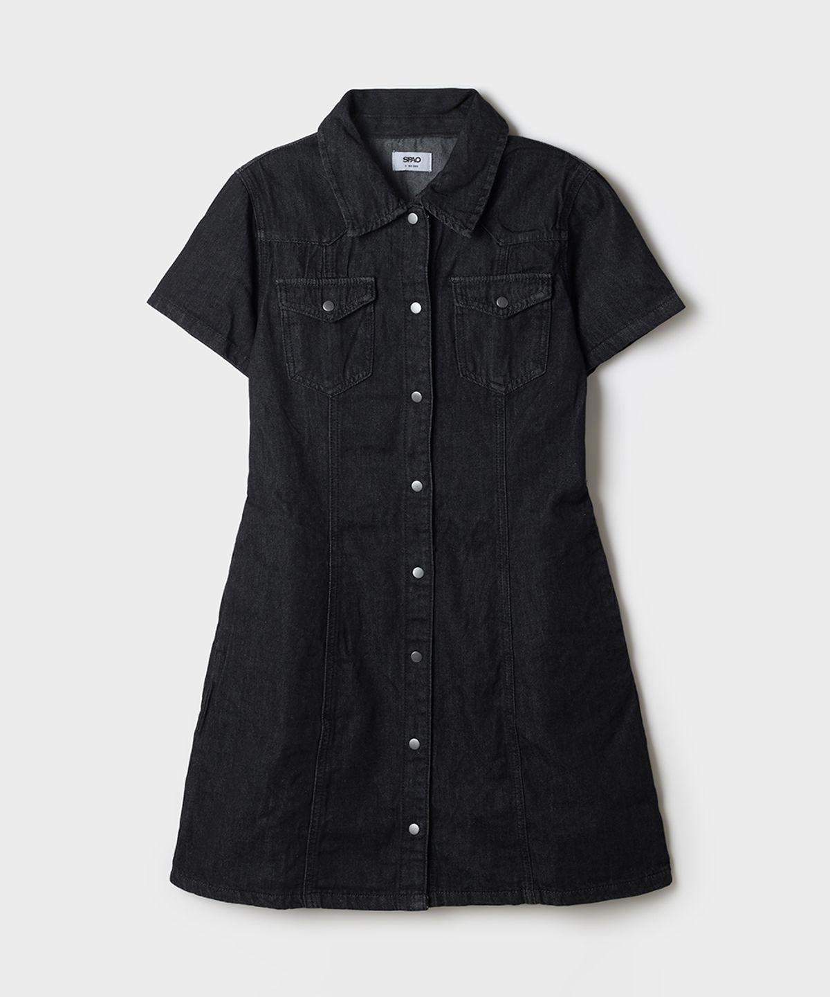 스파오(SPAO) 웨스턴 데님 원피스_SPOJG24G01
