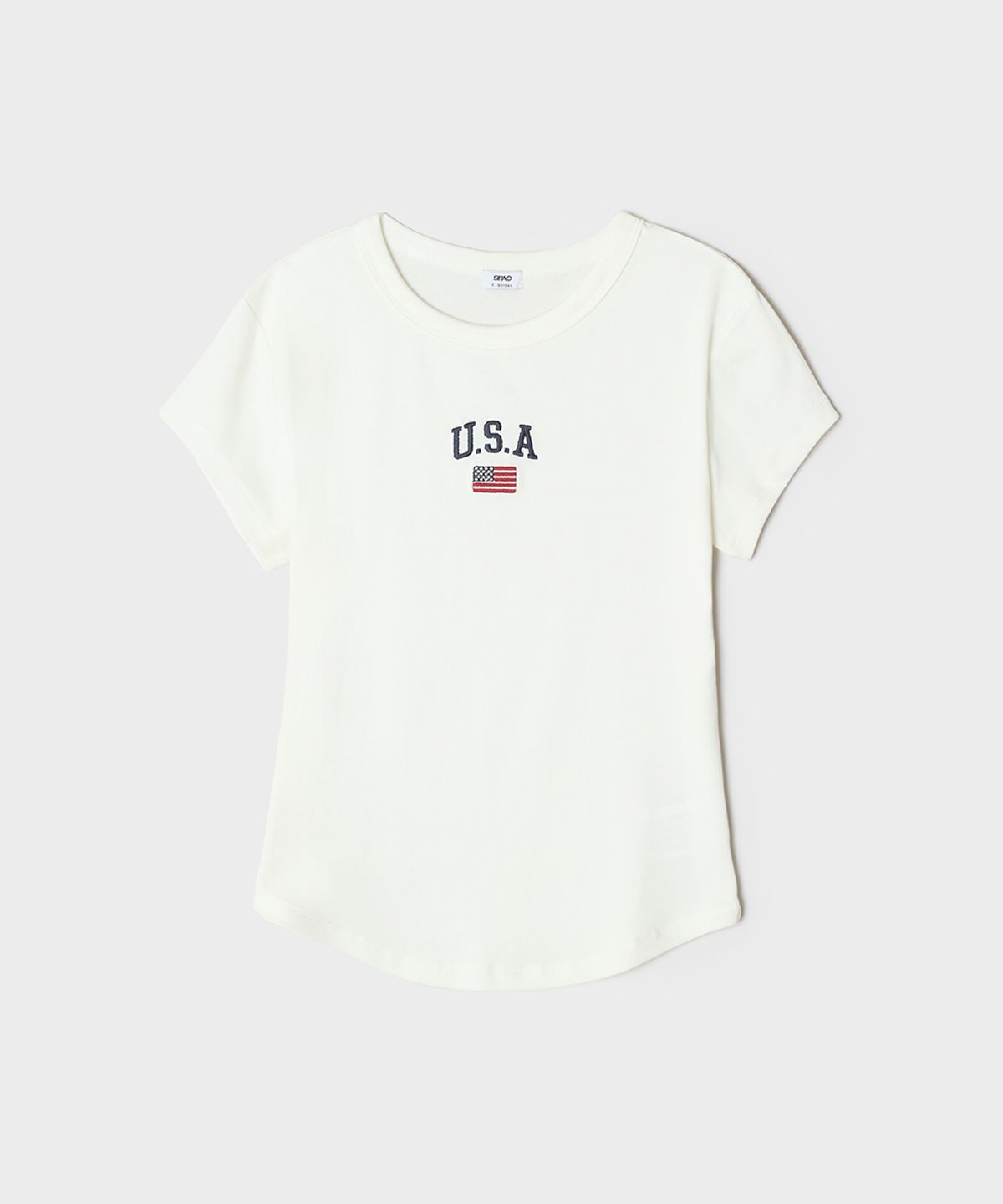스파오(SPAO) U.S.A 슬림핏 반팔티_SPRPG26G50