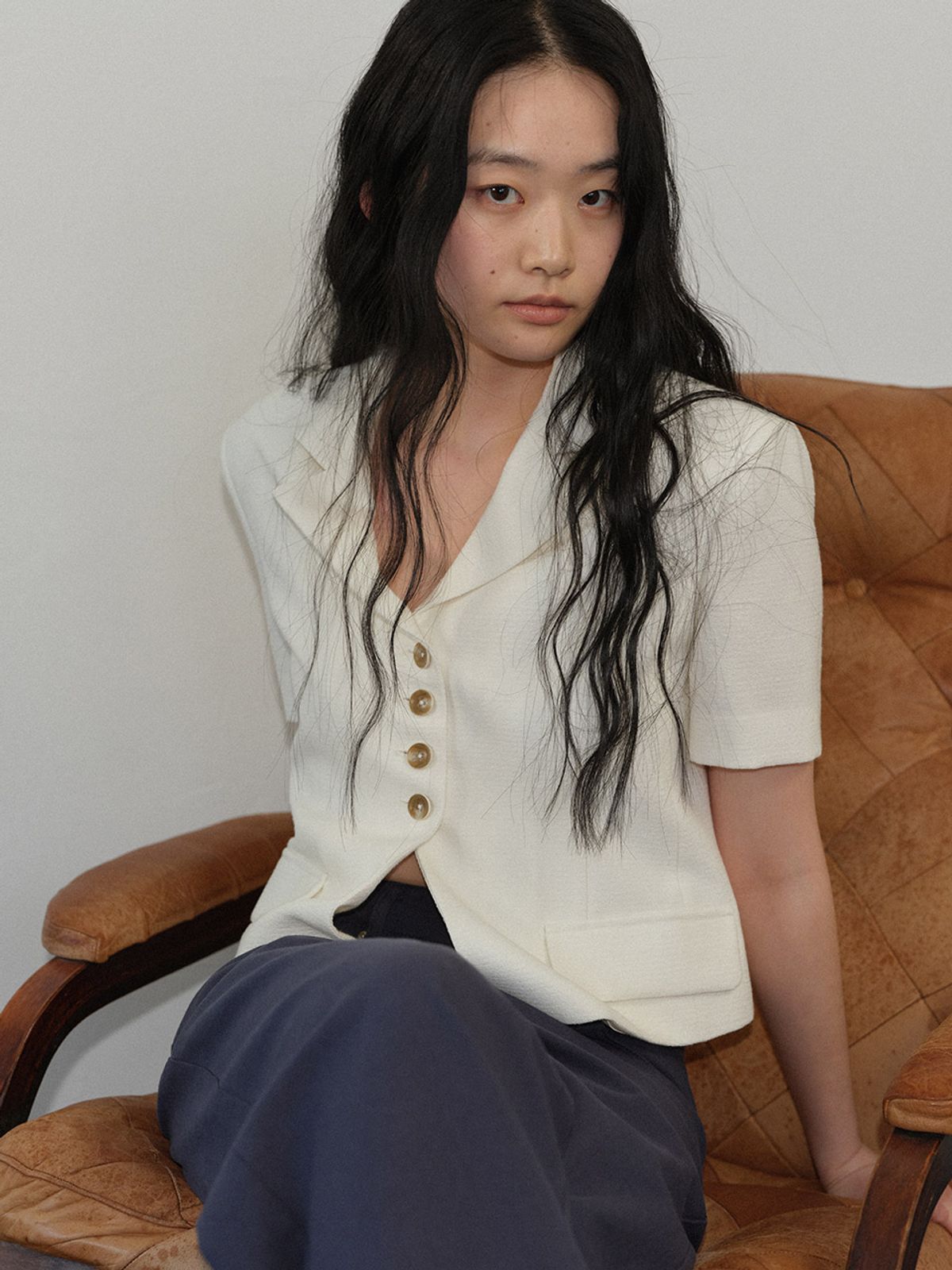 헌치(HUNCH) Modern Tweed Crop Jacket