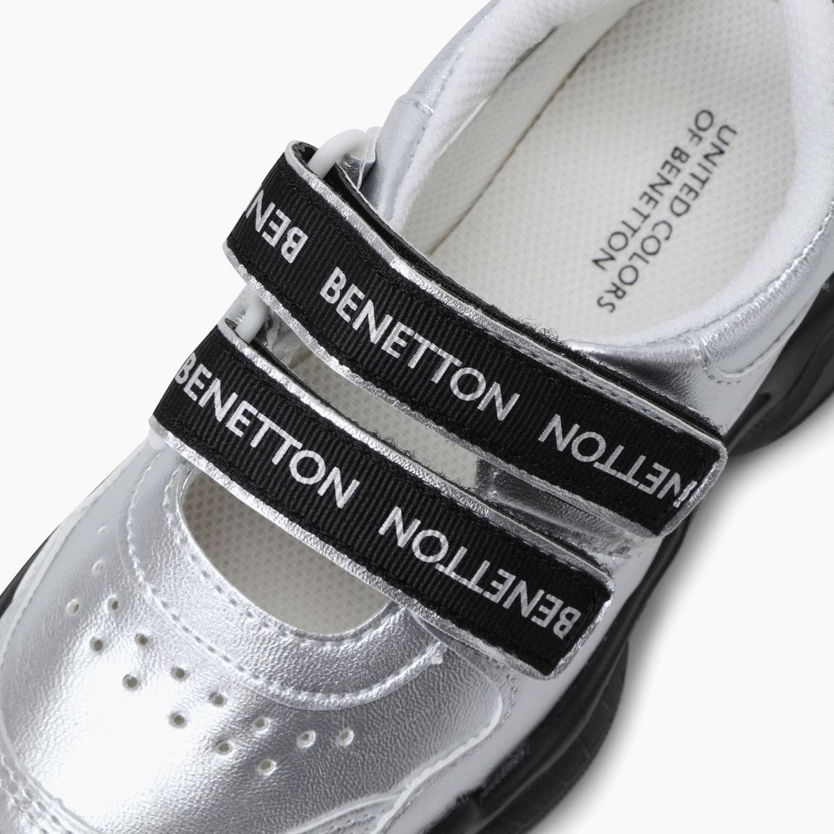 베네통키즈(BENETTONKIDS) 실버 러시 스니커 샌들_QCSH10631SI