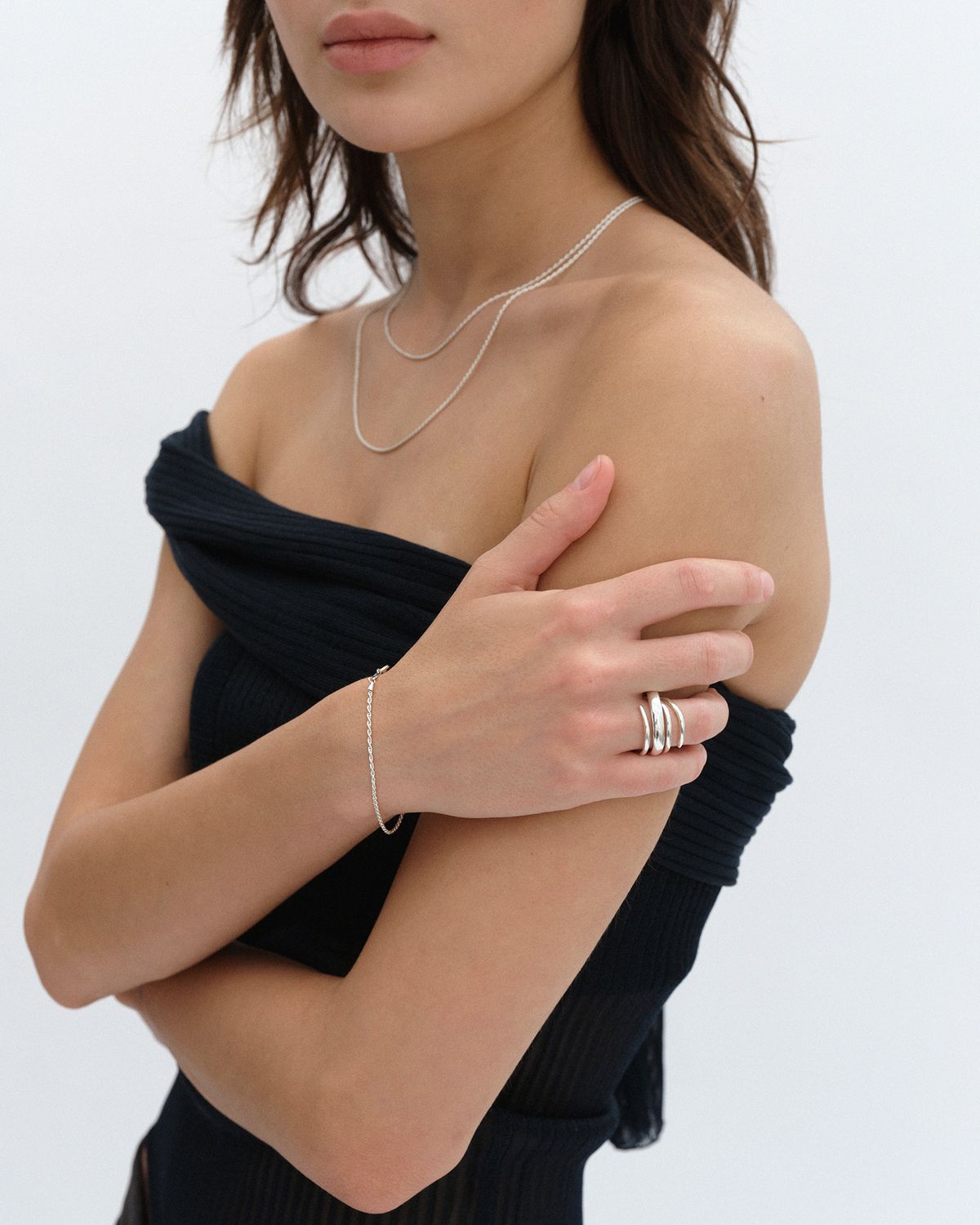 어나더레이어(ANOTHERLAYER) Mini Milla Bracelet - Silver (silver925)