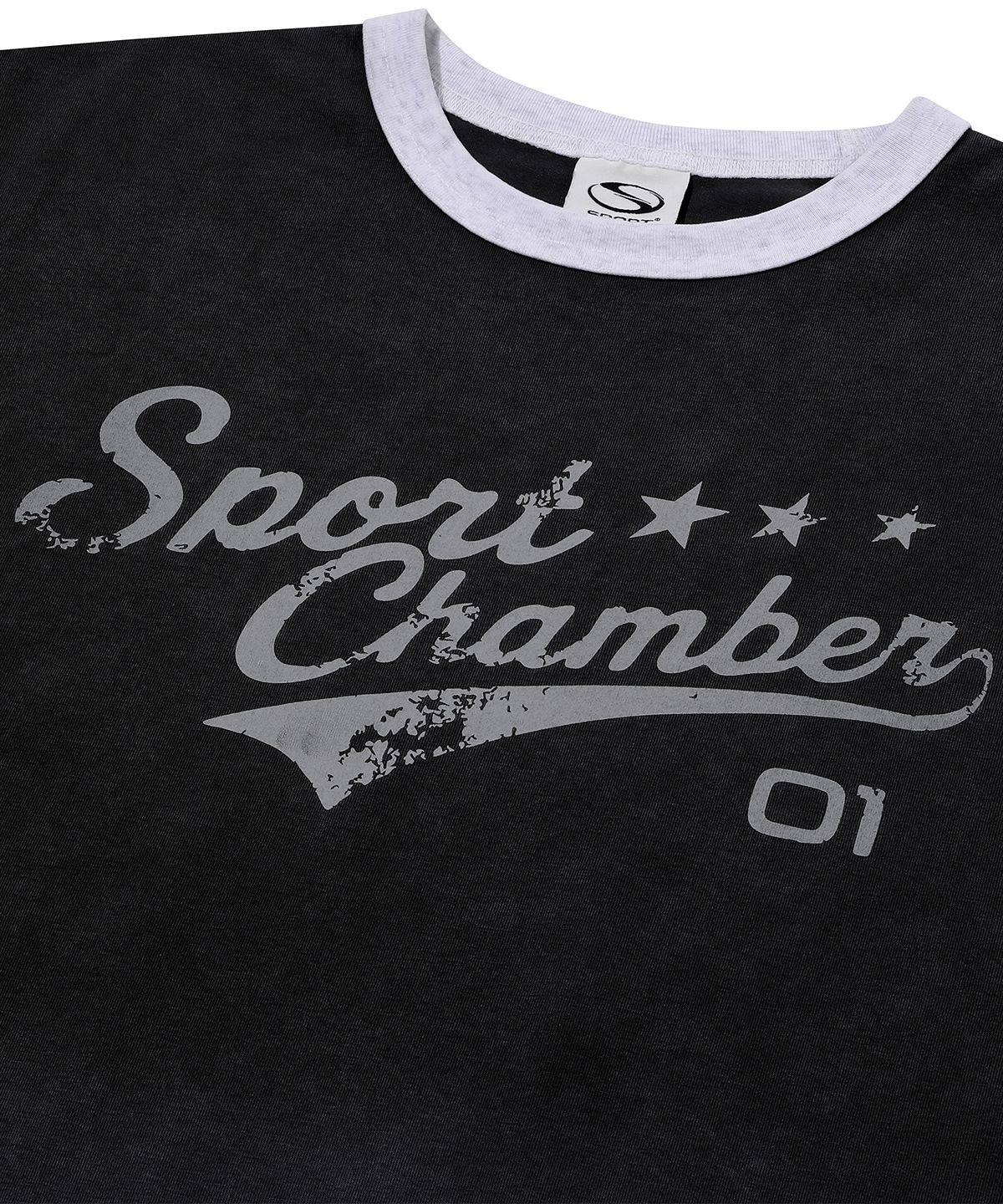 스포츠챔버(SPORT CHAMBER) SC 액티브 로고 티셔츠(블랙)