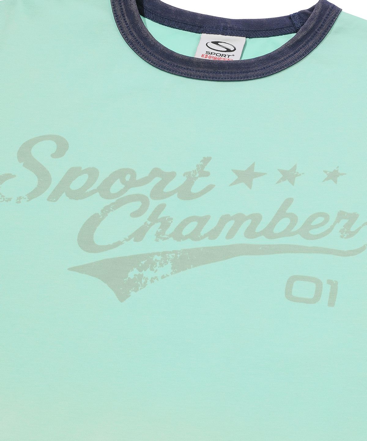 스포츠챔버(SPORT CHAMBER) SC 액티브 로고 티셔츠(민트)