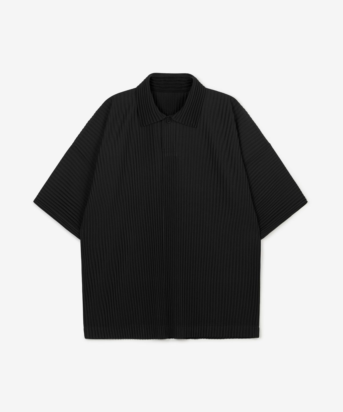 티엔지티(TNGT) Yoyogi Pleats Polo (Black) TNTS6E212BK