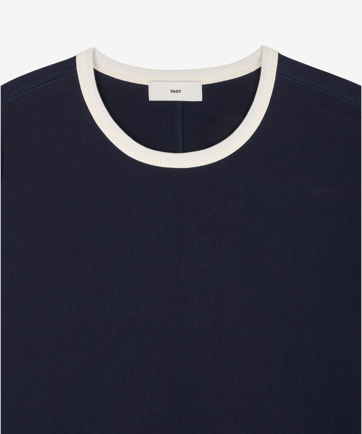 티엔지티(TNGT) Cropped Ringer Tee (Navy) TNTS6E210N2