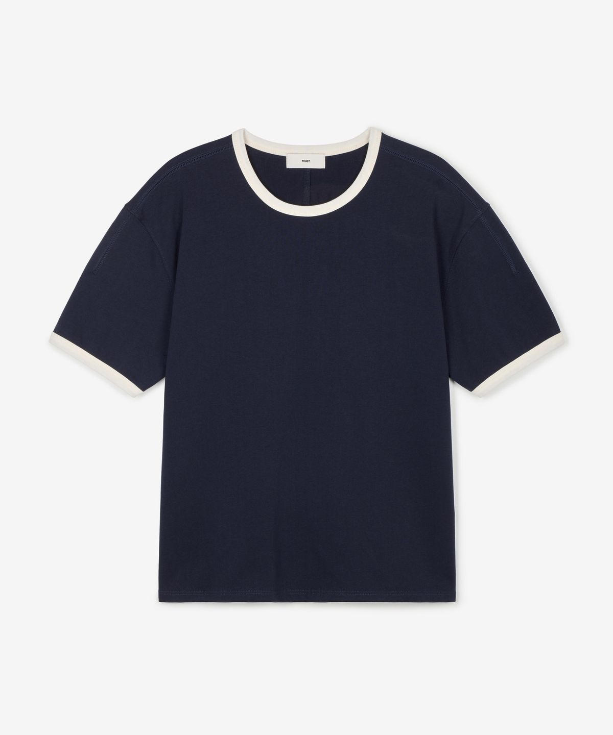 티엔지티(TNGT) Cropped Ringer Tee (Navy) TNTS6E210N2