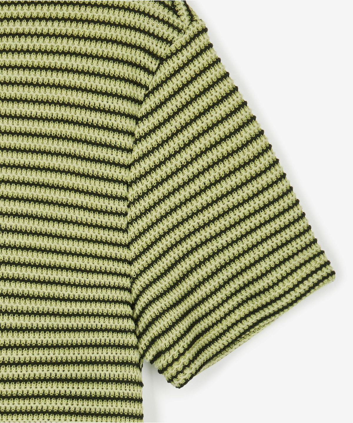 티엔지티(TNGT) Crochet Striped Polo (Light Green) TNTS6E208E2