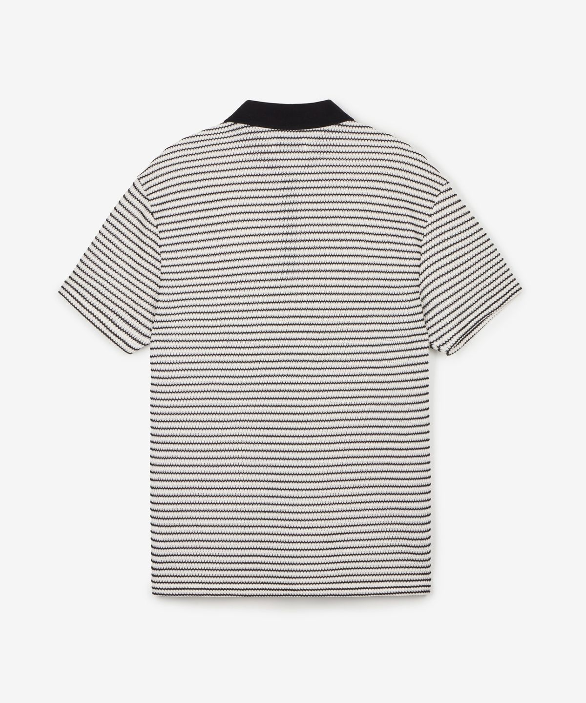티엔지티(TNGT) Crochet Striped Polo (Black) TNTS6E208BK