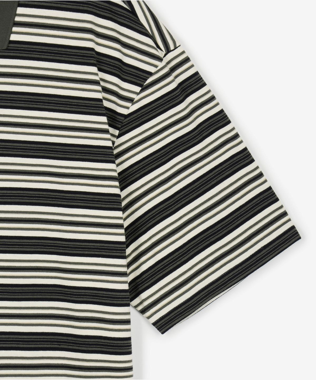 티엔지티(TNGT) Stripe Polo (Khaki) TNTS6E207K2