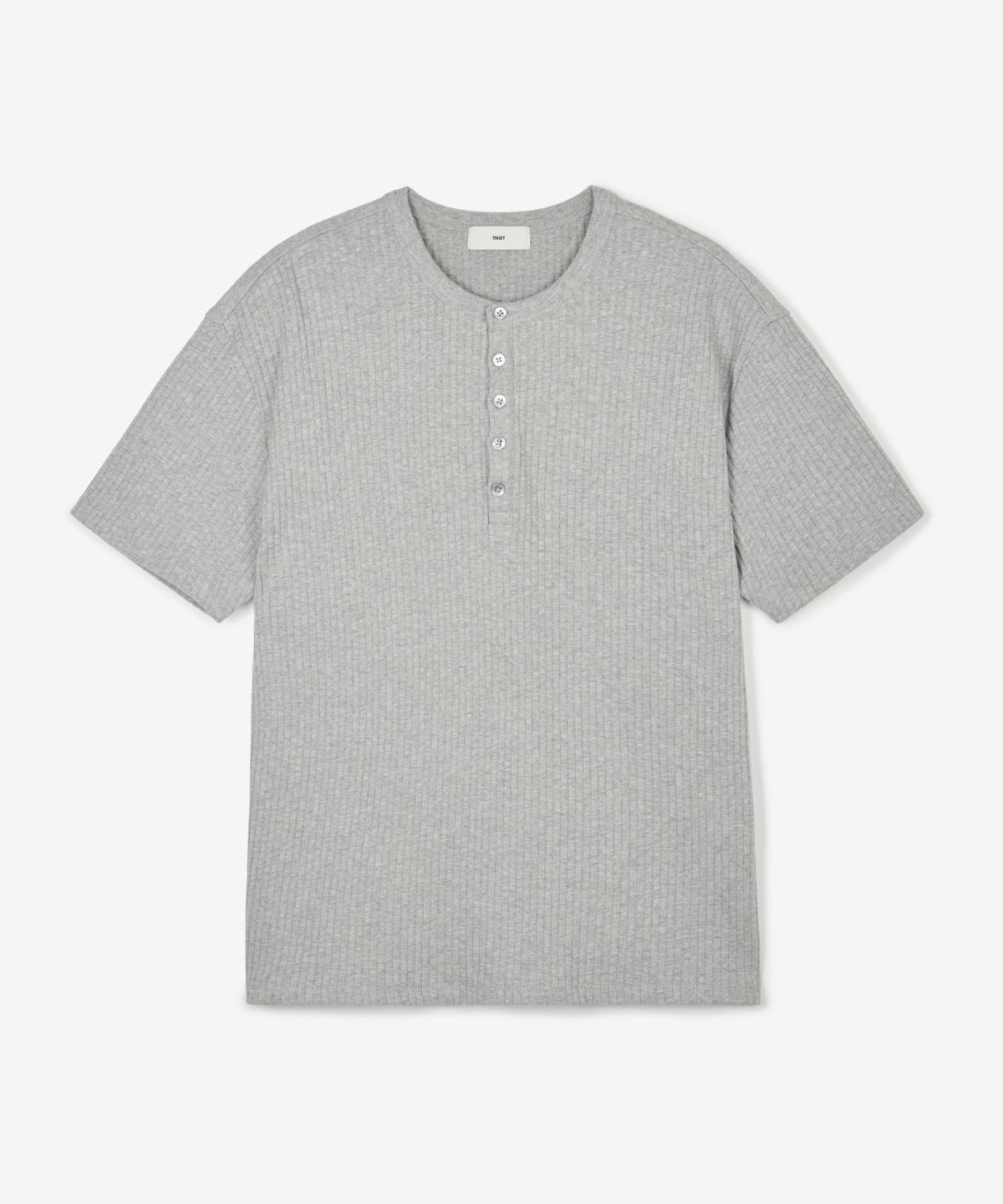 티엔지티(TNGT) Henley Tee (Melange Grey) TNTS6E204G2