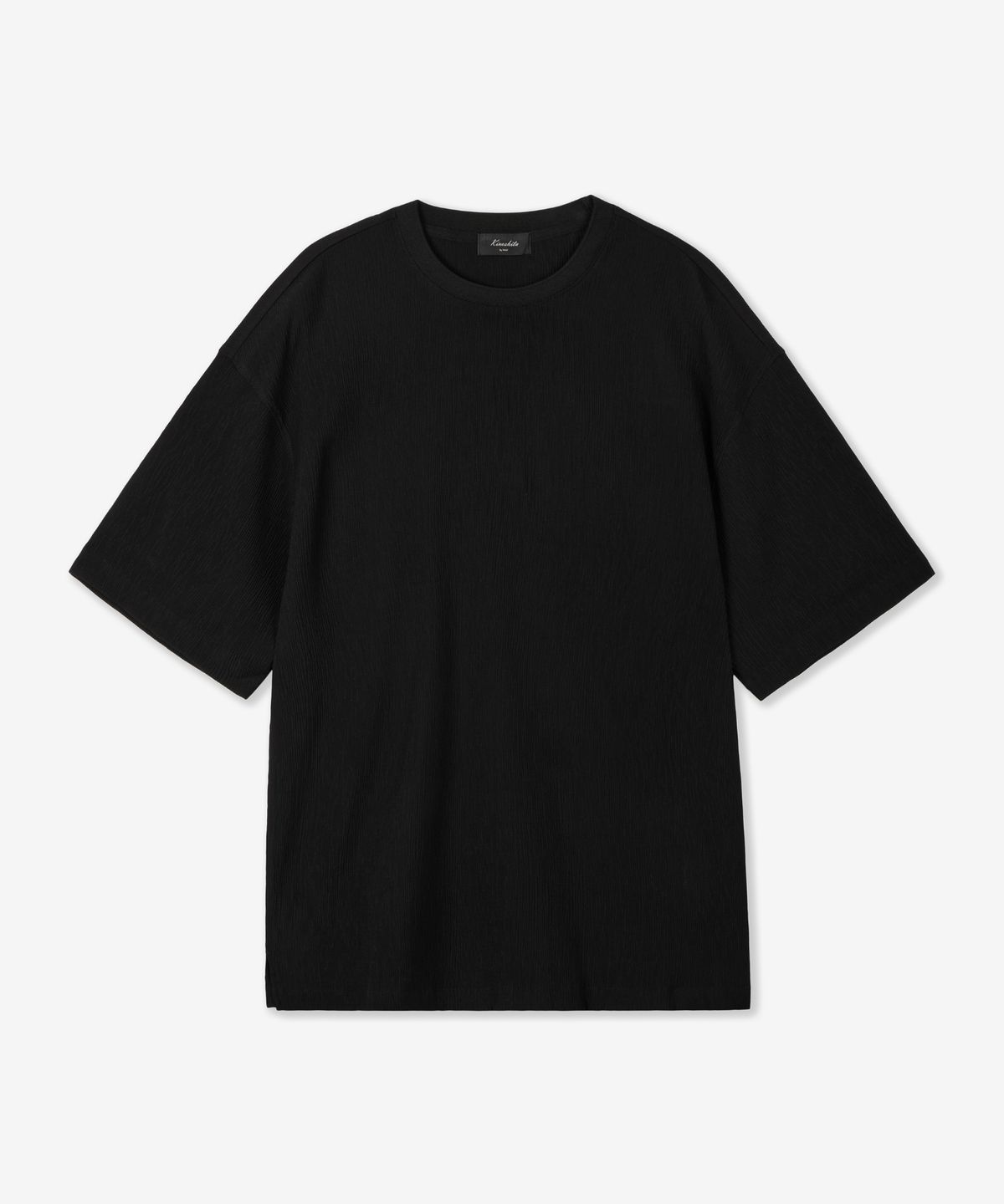티엔지티(TNGT) Kinoshita Seersucker Tee (Black) TNTS6E200BK