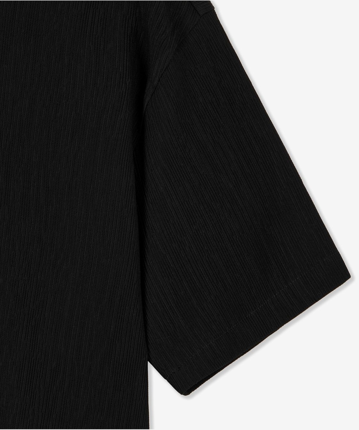 티엔지티(TNGT) Kinoshita Seersucker Quarter Zip (Black) TNTS6E202BK