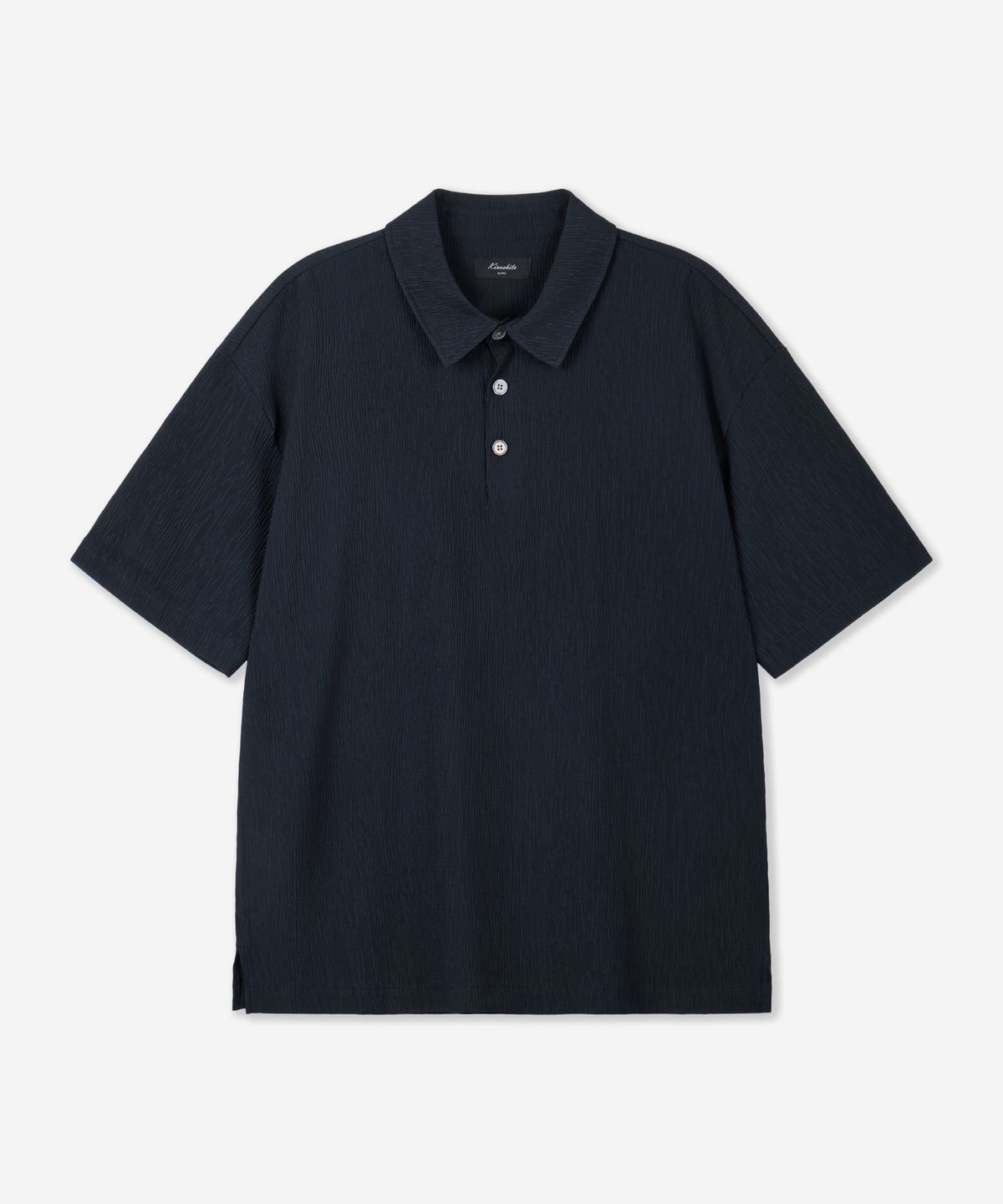 티엔지티(TNGT) Kinoshita Seersucker Polo (Navy) TNTS6E201N2