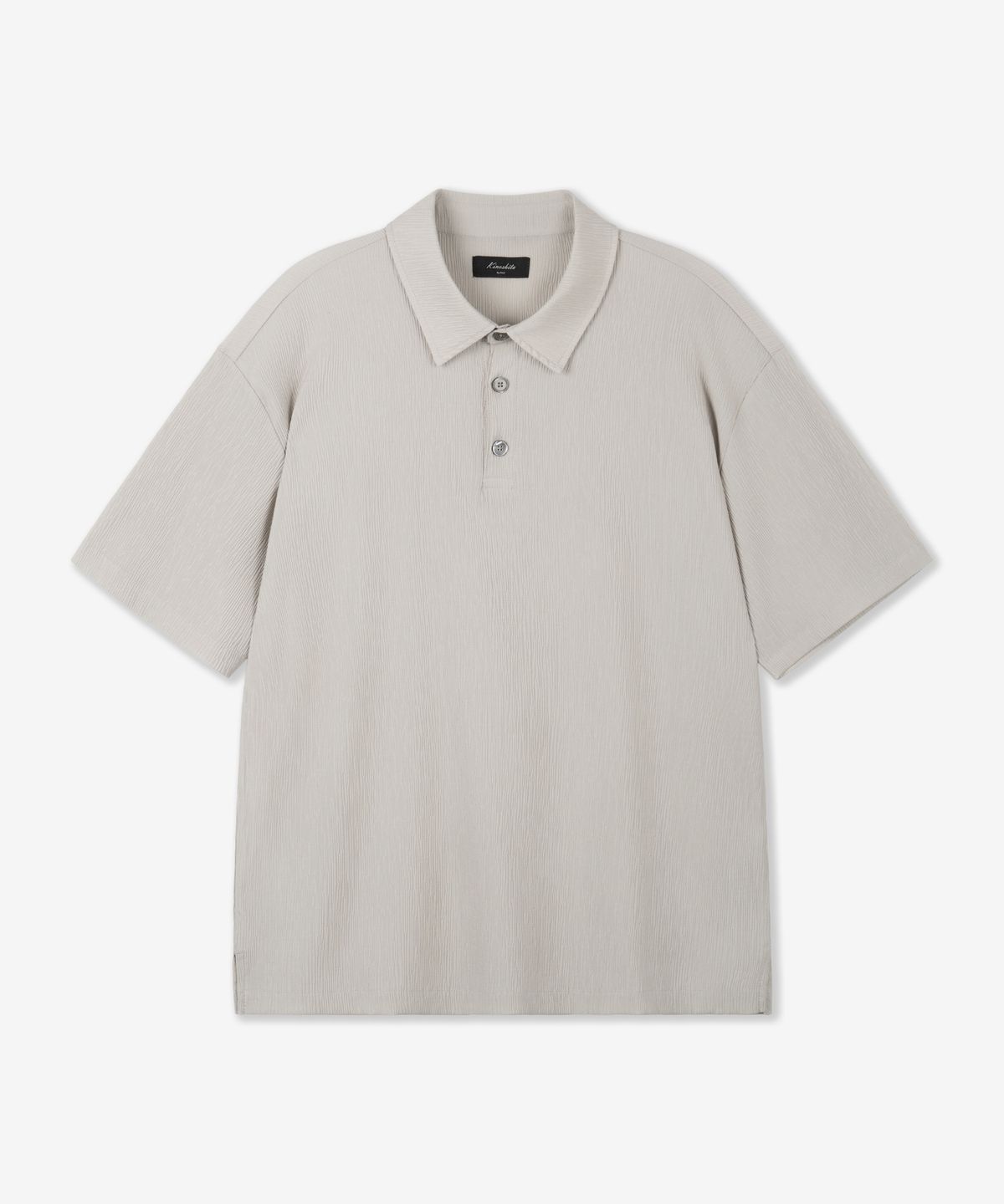 티엔지티(TNGT) Kinoshita Seersucker Polo (Light Beige) TNTS6E201I2
