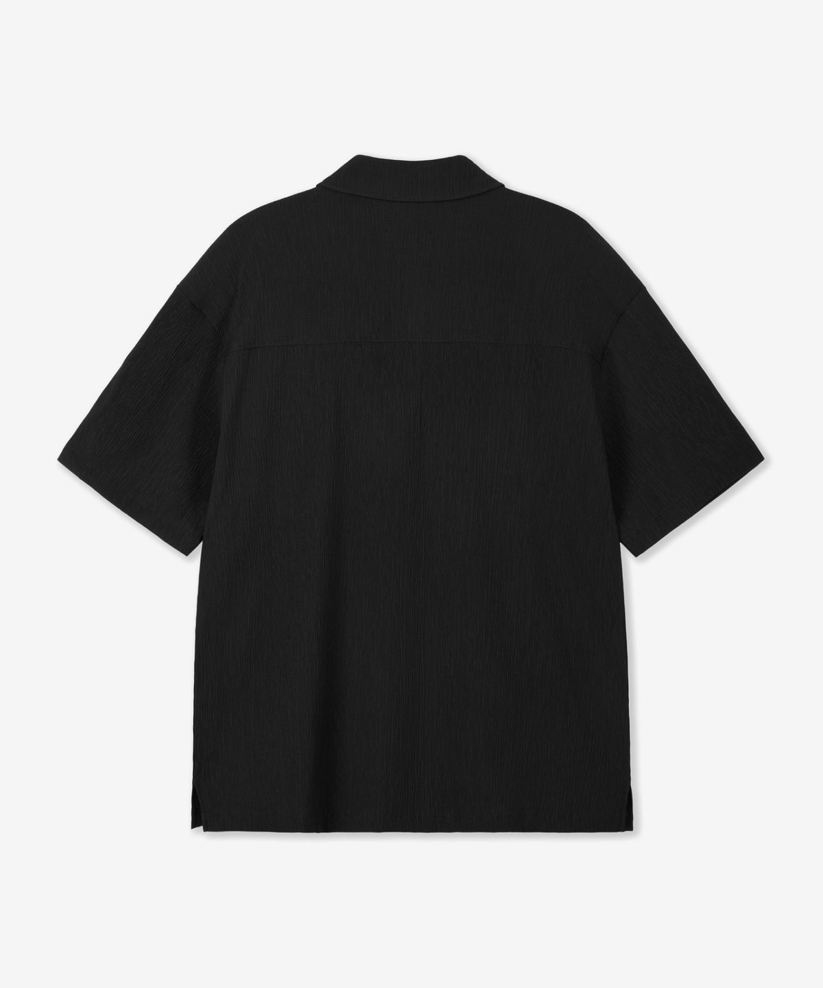 티엔지티(TNGT) Kinoshita Seersucker Polo (Black) TNTS6E201BK