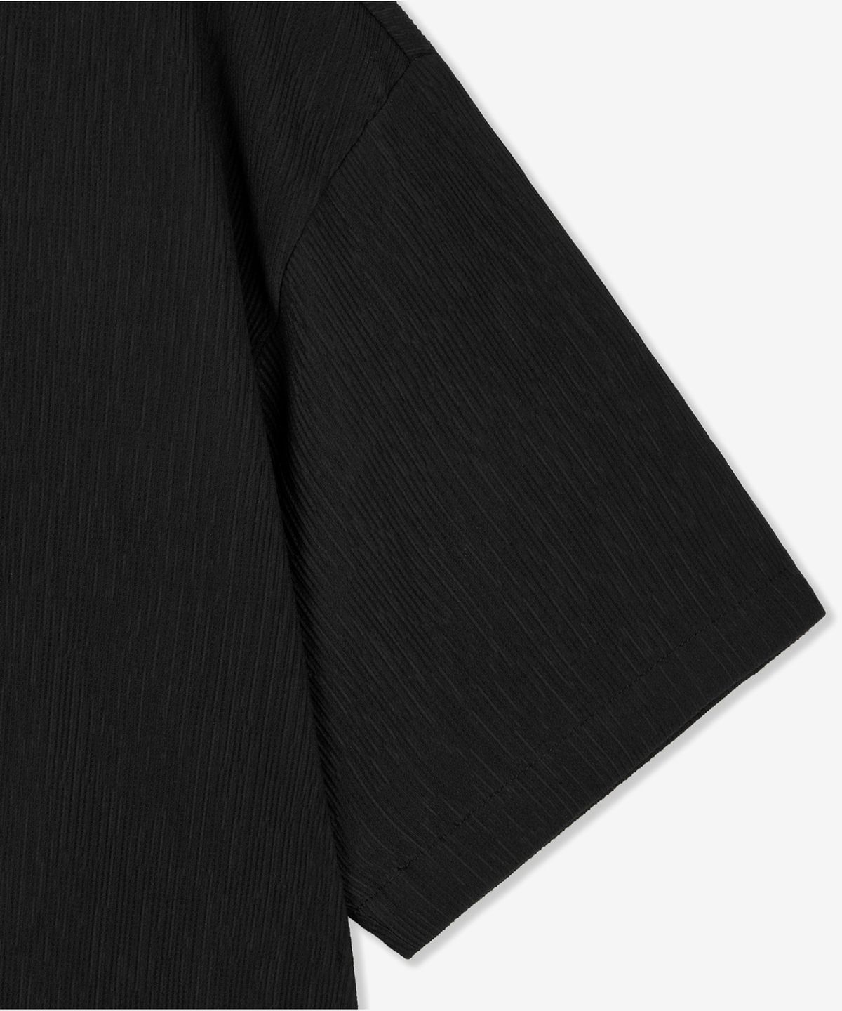 티엔지티(TNGT) Kinoshita Seersucker Polo (Black) TNTS6E201BK