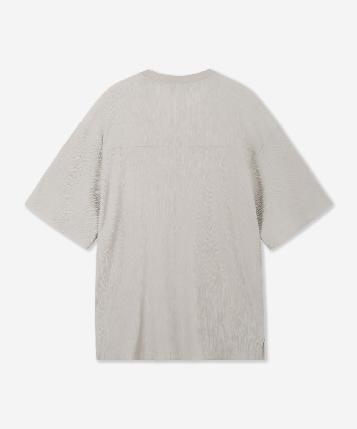 티엔지티(TNGT) Kinoshita Seersucker Tee (Light Beige) TNTS6E200I2