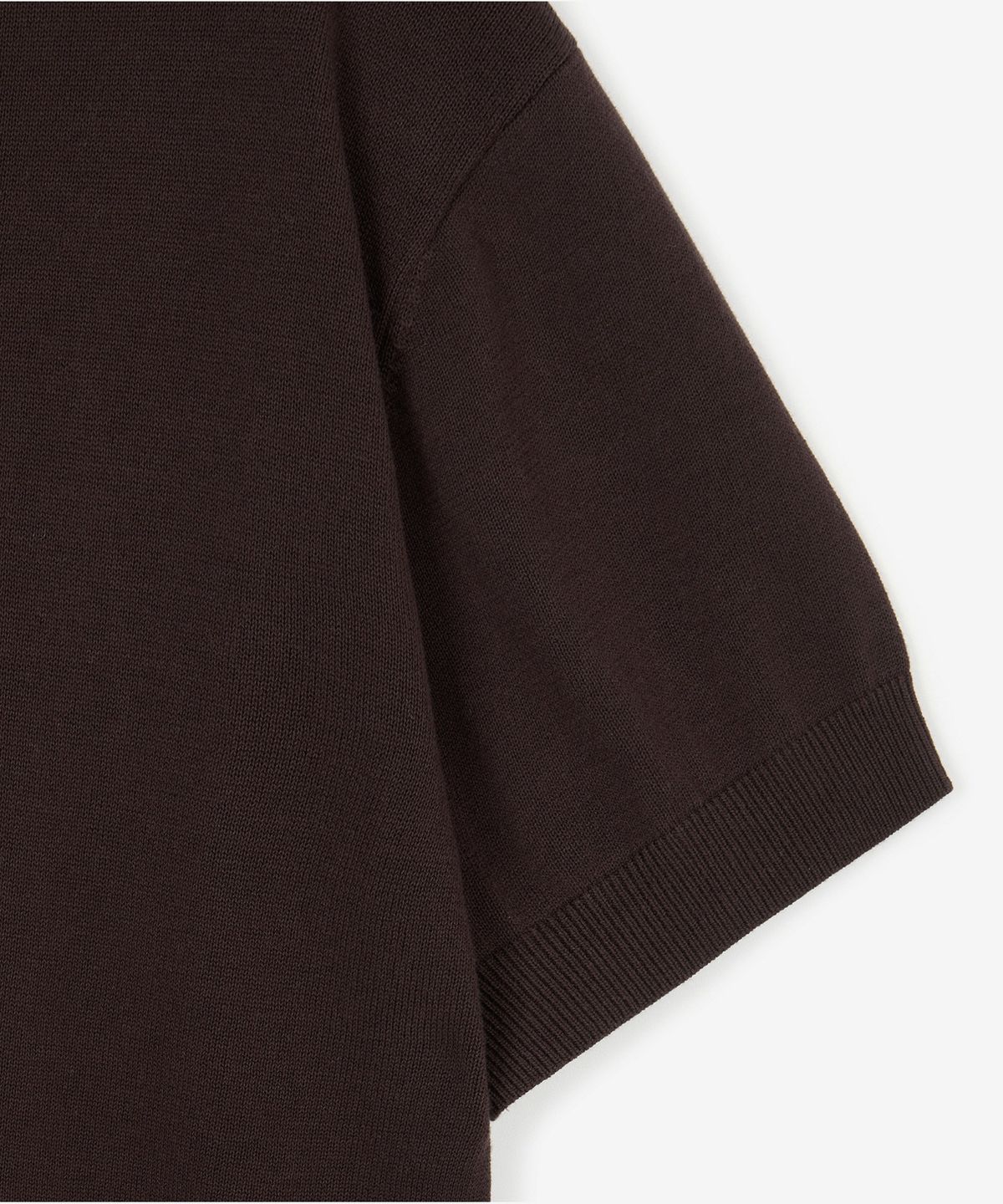 티엔지티(TNGT) Hard Twist Washable Polo Knit (Brown) TNSW6E201W2