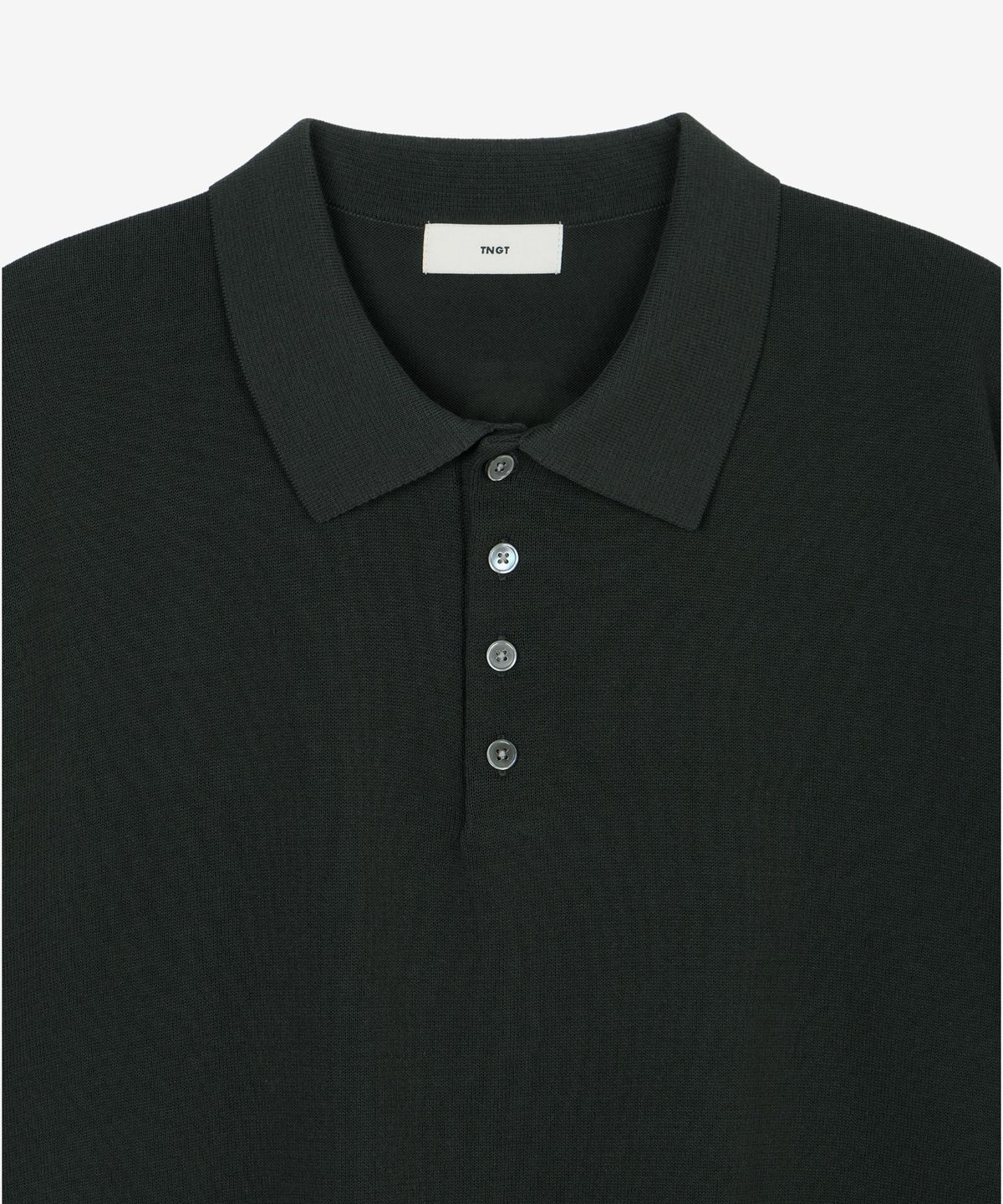 티엔지티(TNGT) Hard Twist Washable Polo Knit (Grey) TNSW6E201G2