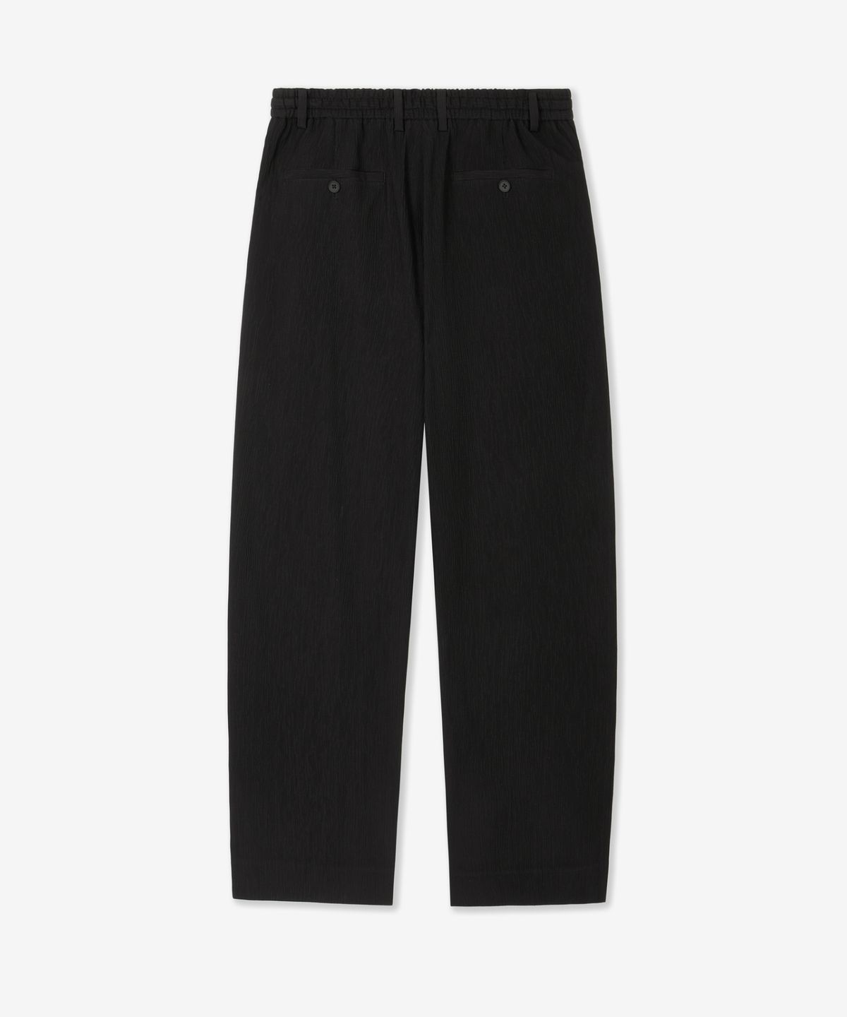 티엔지티(TNGT) Kinoshita Seersucker Tapered Pants (Black) TNPA6E206BK