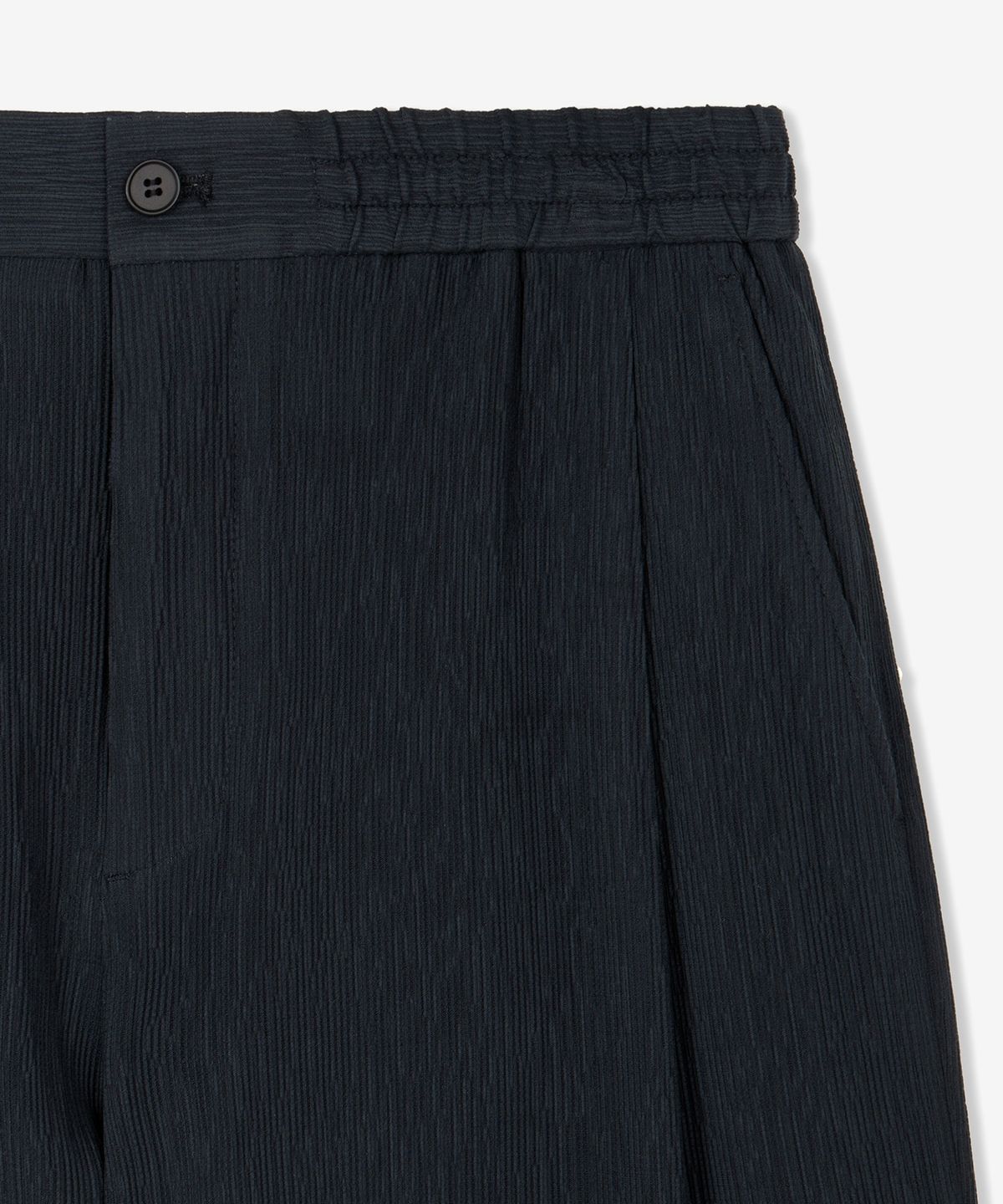 티엔지티(TNGT) Kinoshita Seersucker Semi-Wide Pants (Navy) TNPA6E205N2