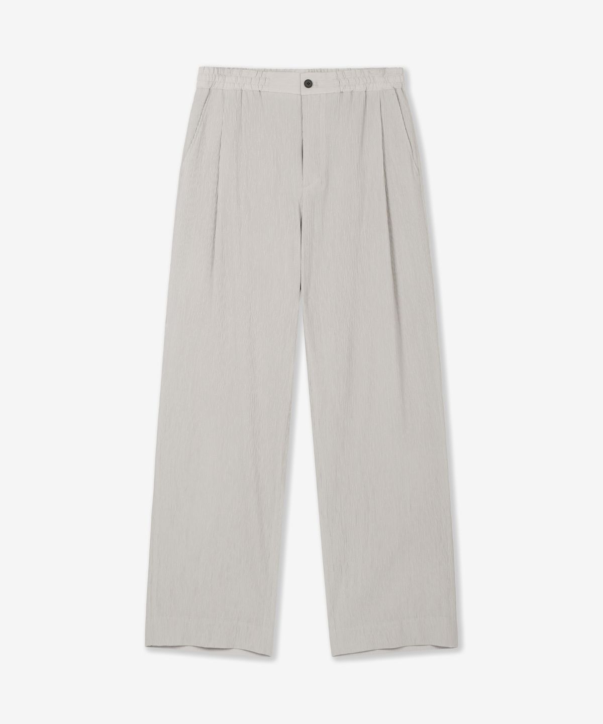 티엔지티(TNGT) Kinoshita Seersucker Semi-Wide Pants (Light Beige) TNPA6E205I2