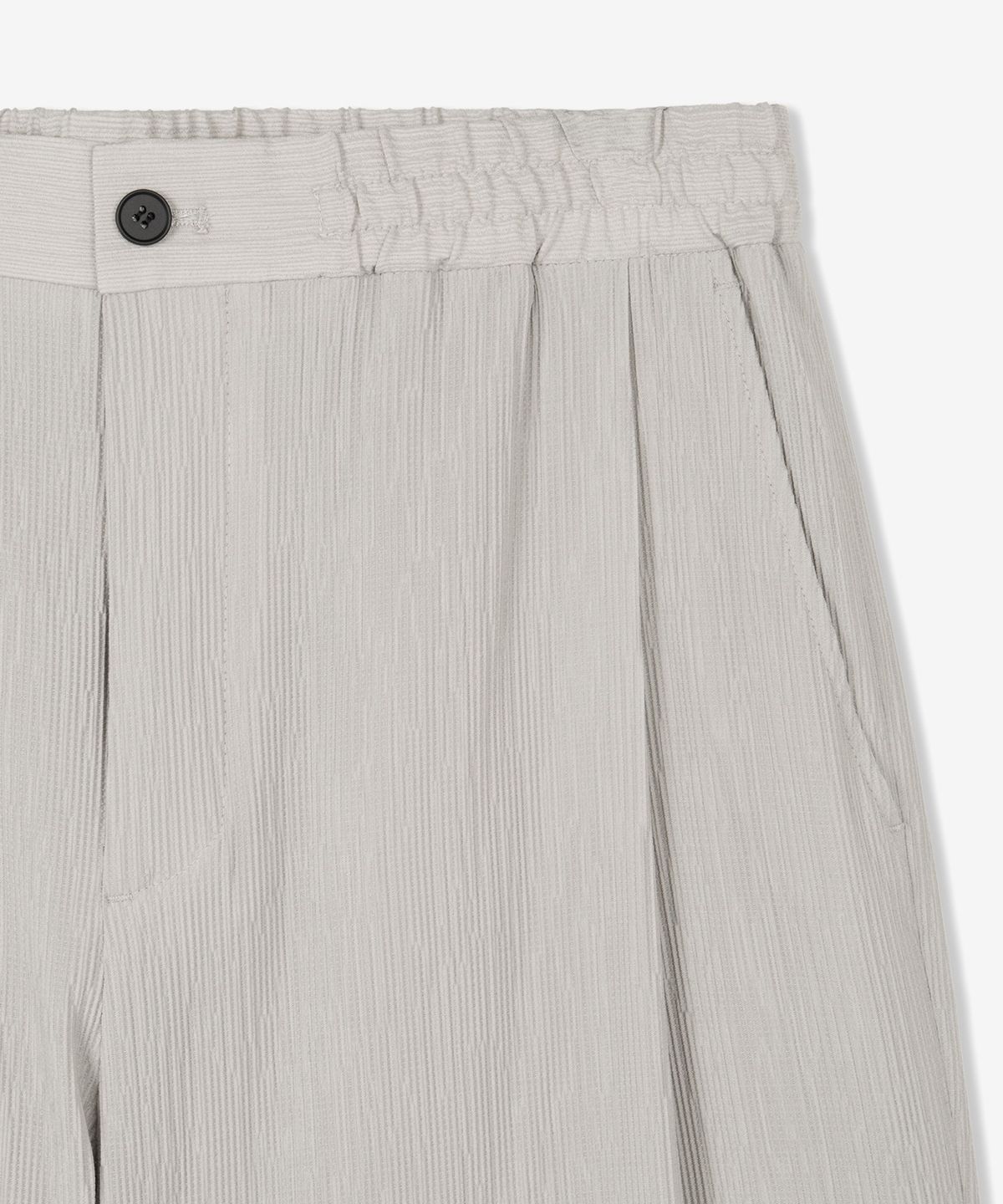 티엔지티(TNGT) Kinoshita Seersucker Semi-Wide Pants (Light Beige) TNPA6E205I2