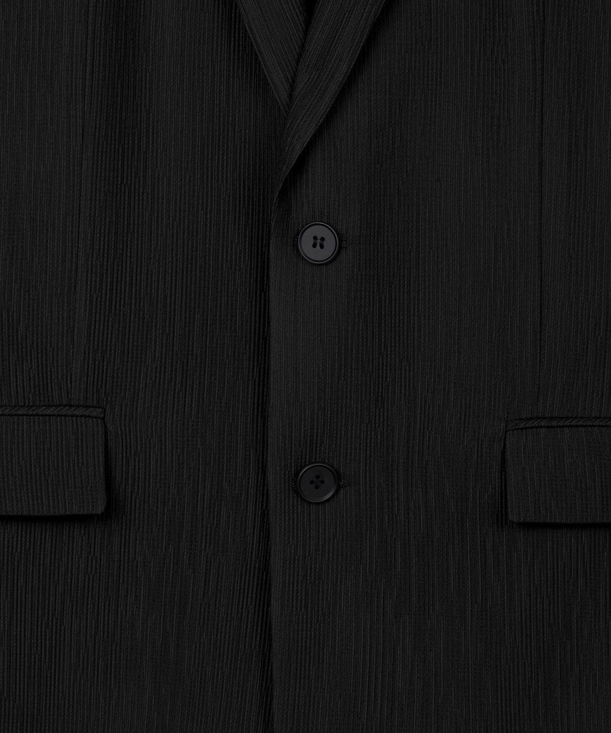 티엔지티(TNGT) Kinoshita Seersucker Jacket (Black) TNJA6E205BK