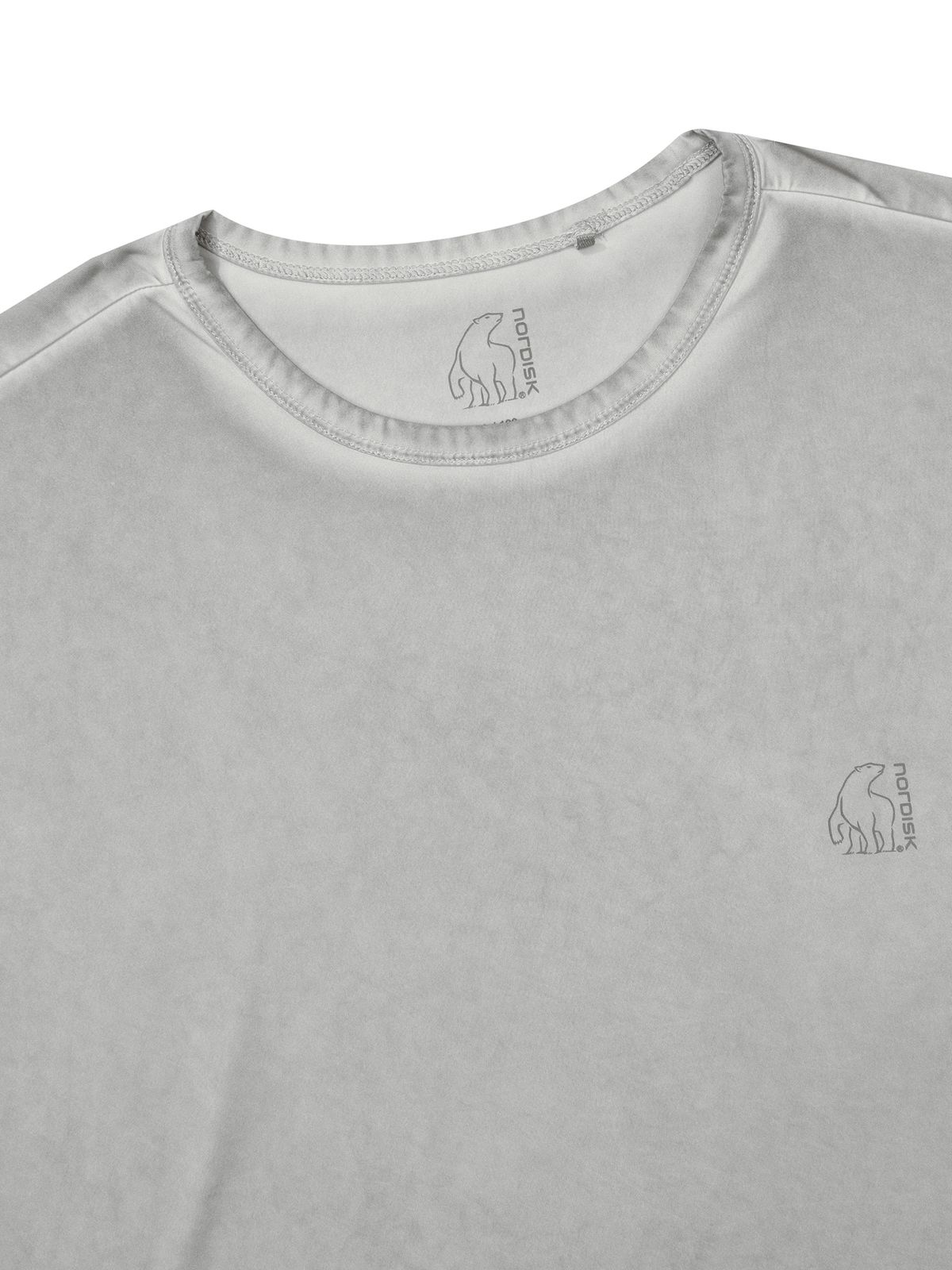 노르디스크(NORDISK) HYGGE HIKE 다잉 반팔 티셔츠 - U_SHIMMER GREY