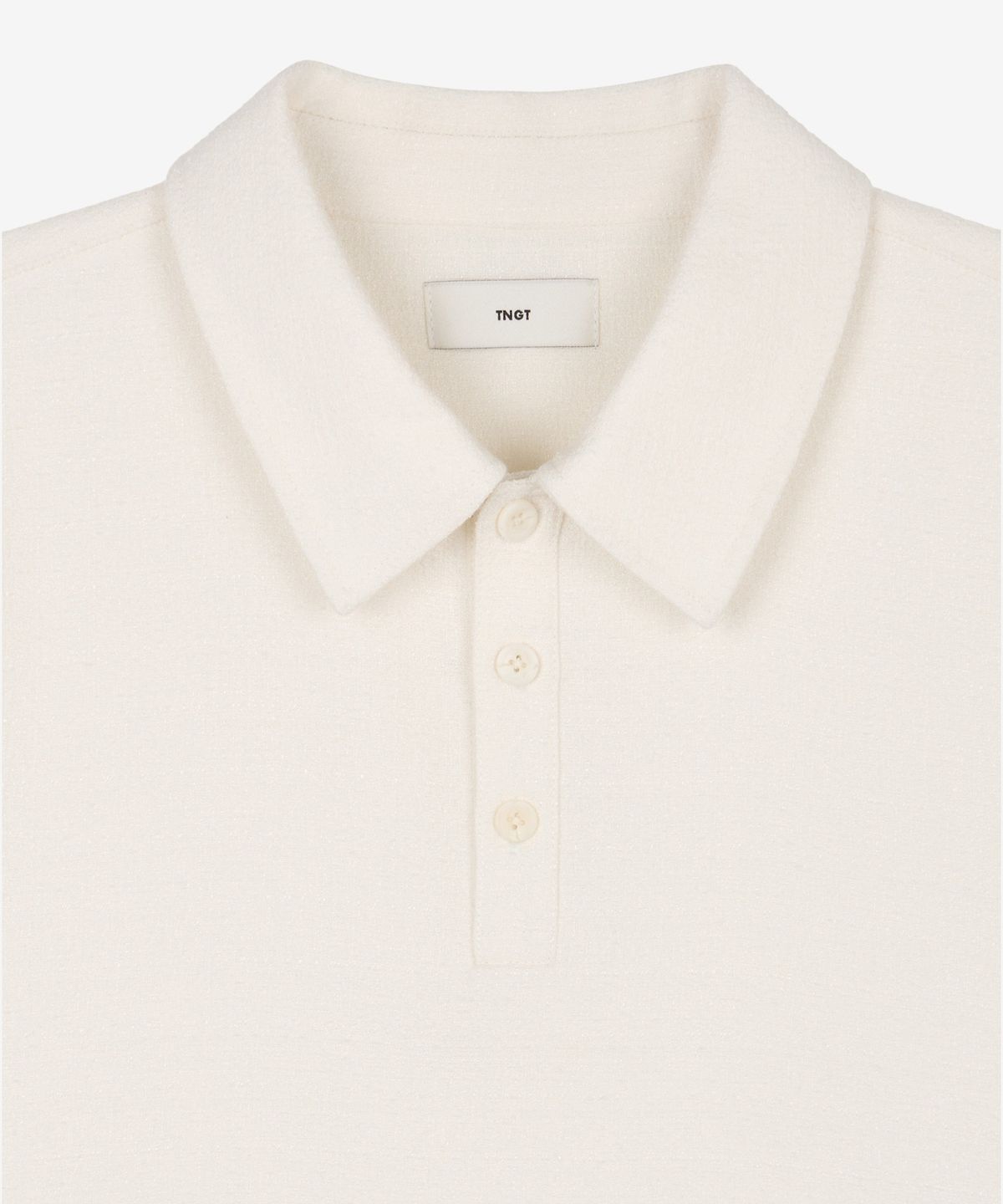 티엔지티(TNGT) Tweed Polo (Ivory) TNTS6E209IV