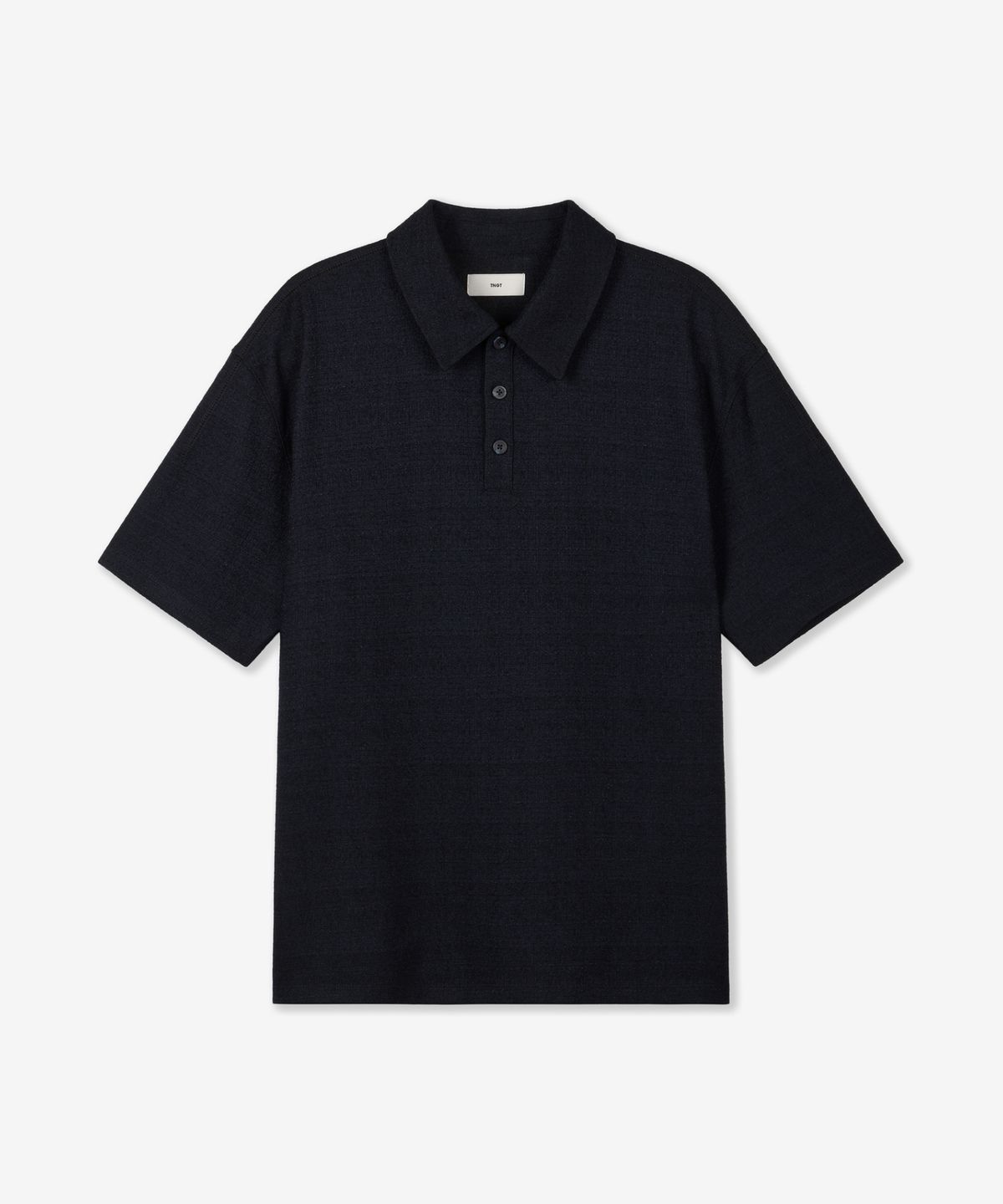 티엔지티(TNGT) Tweed Polo (Dark Navy) TNTS6E209N2