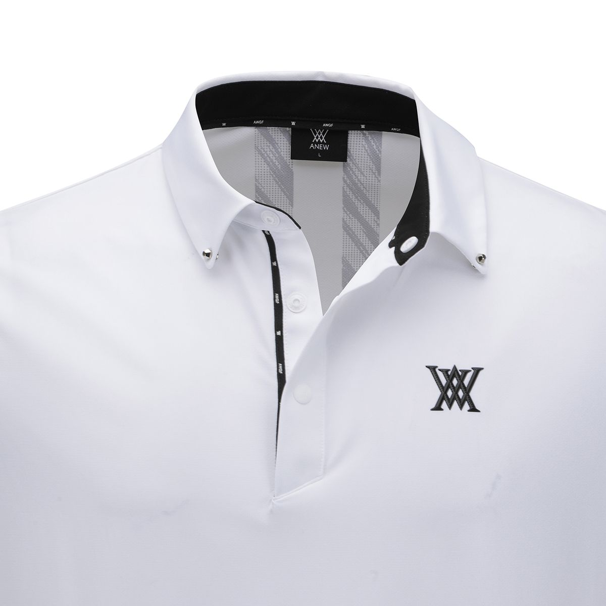 어뉴골프(ANEW GOLF) MEN SIGNATURE LOGO SHORT T-SHIRT_WH
