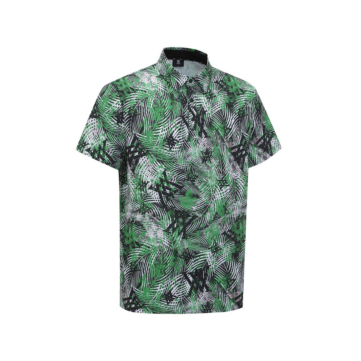 어뉴골프(ANEW GOLF) MEN TROPICAL PATTERN SHORT T-SHIRT_GN