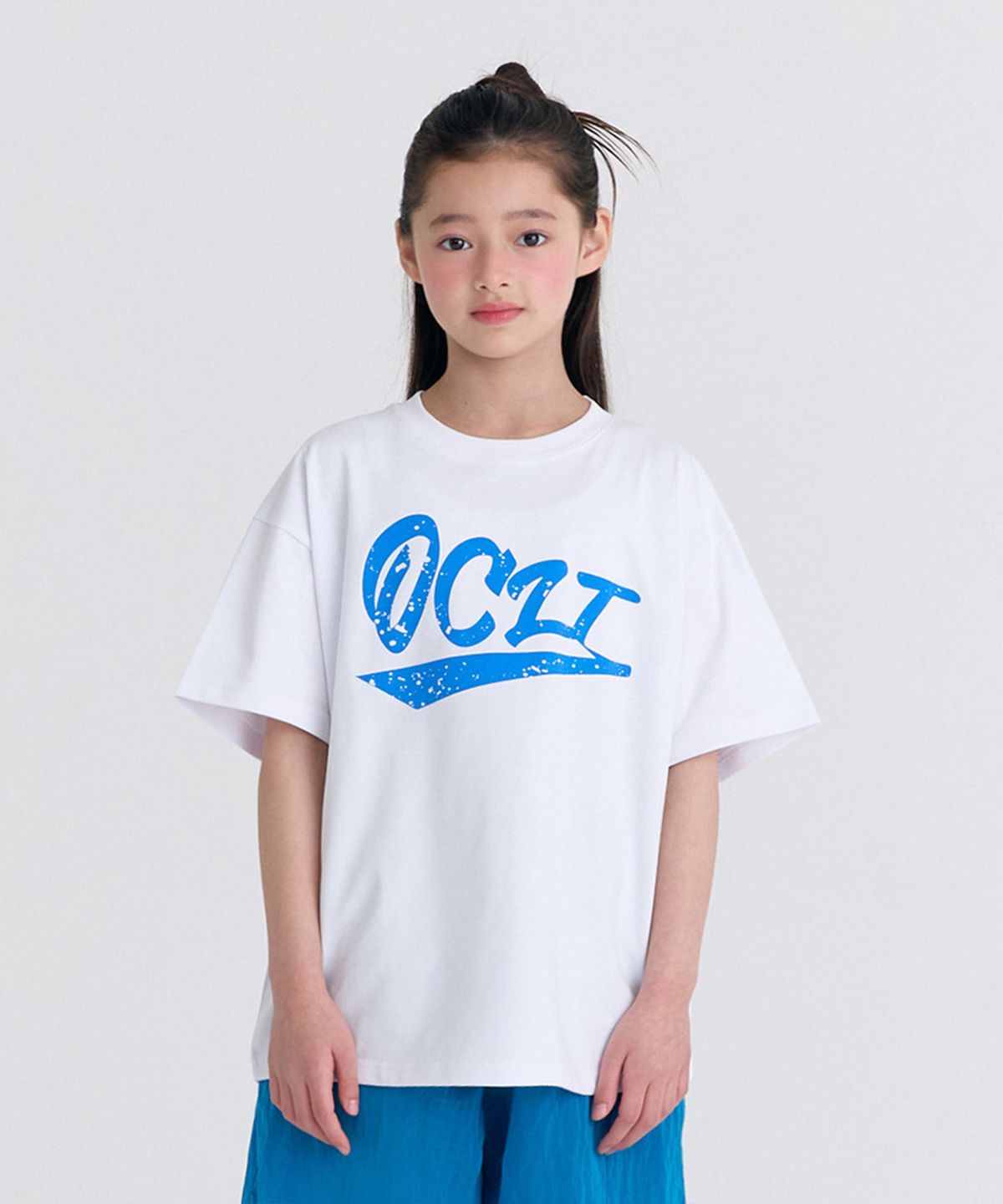 오실롯 주니어(OCELOT JUNIOR) D10 크런치반팔 (화이트)