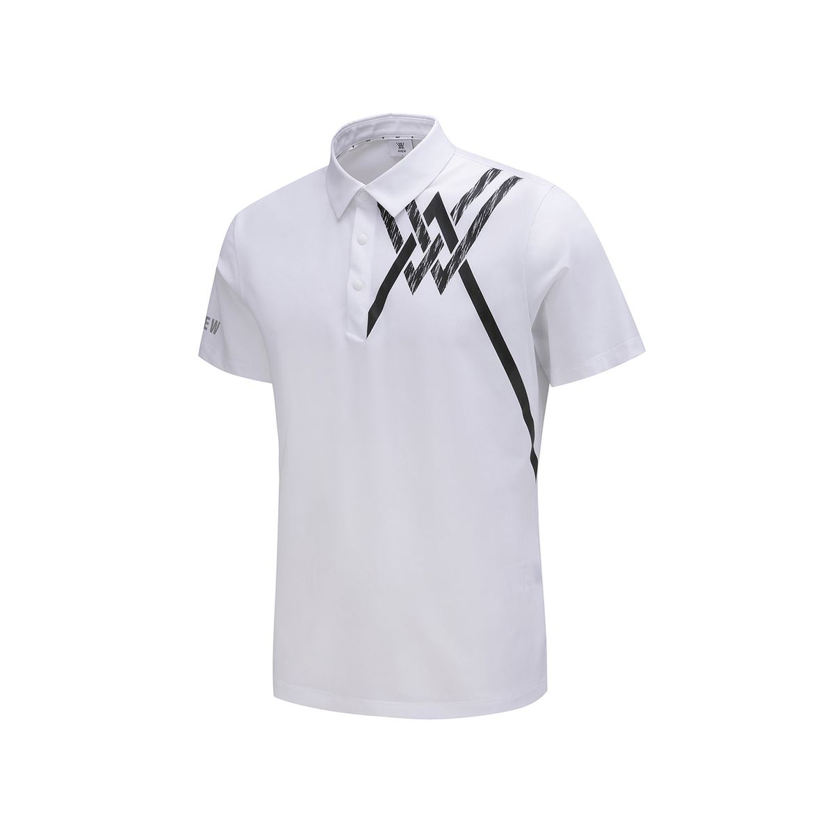 어뉴골프(ANEW GOLF) MEN LOGO POINT SHORT T-SHIRT_WH
