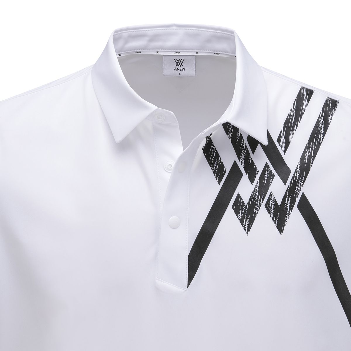 어뉴골프(ANEW GOLF) MEN LOGO POINT SHORT T-SHIRT_WH