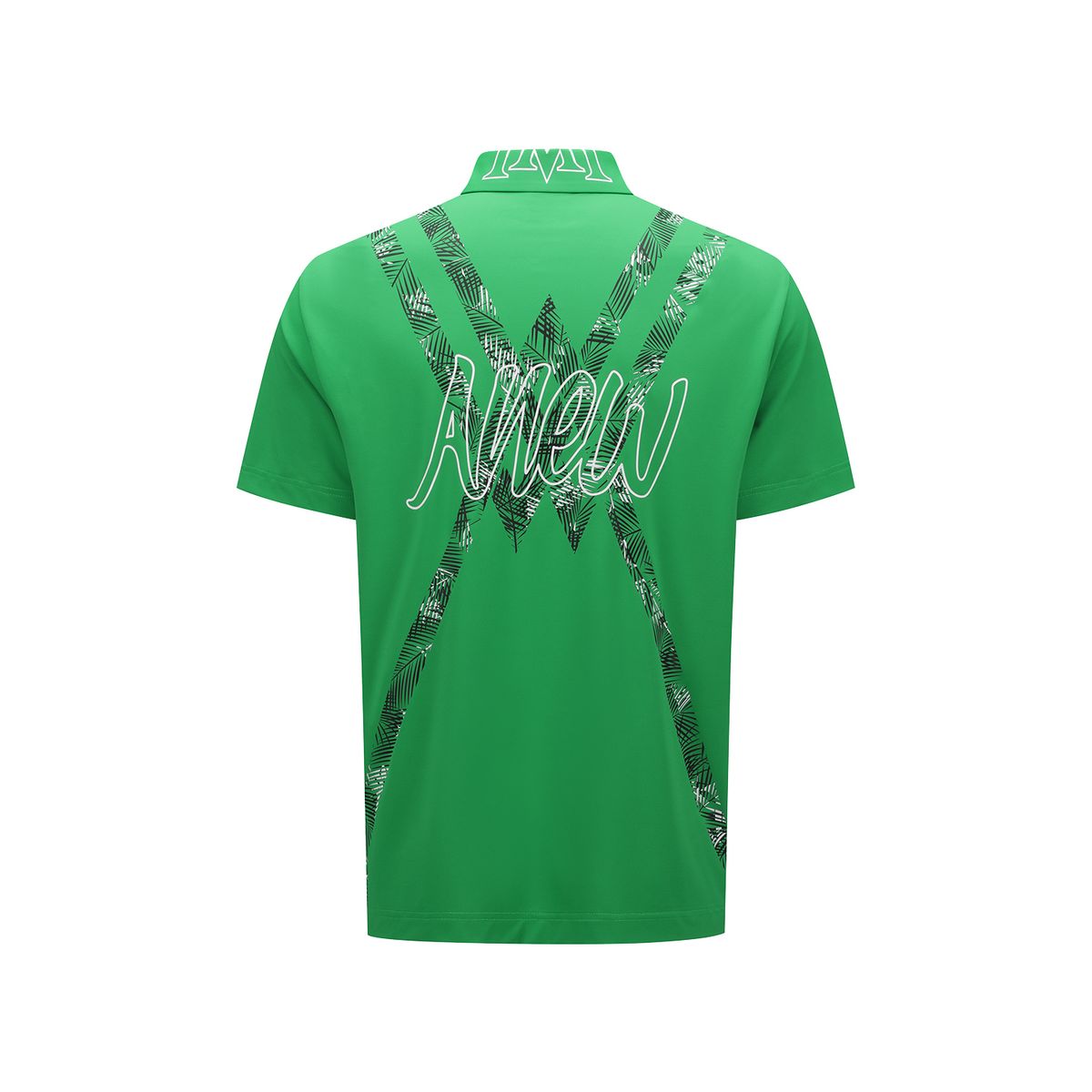 어뉴골프(ANEW GOLF) MEN SM NEW SIGNATURE LOGO SHORT T-SHIRT_GN