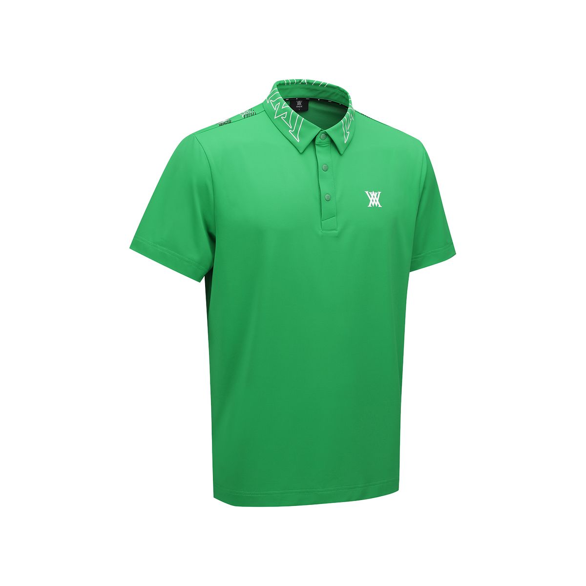 어뉴골프(ANEW GOLF) MEN SM NEW SIGNATURE LOGO SHORT T-SHIRT_GN