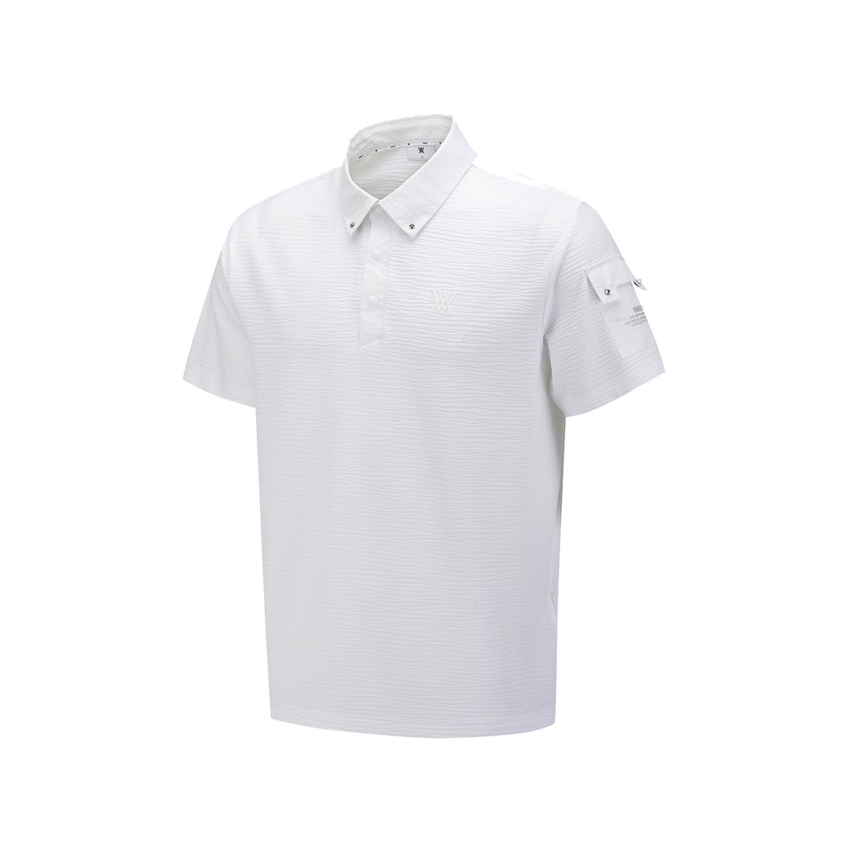 어뉴골프(ANEW GOLF) MEN SLEEVE POCKET SHORT T-SHIRT_WH