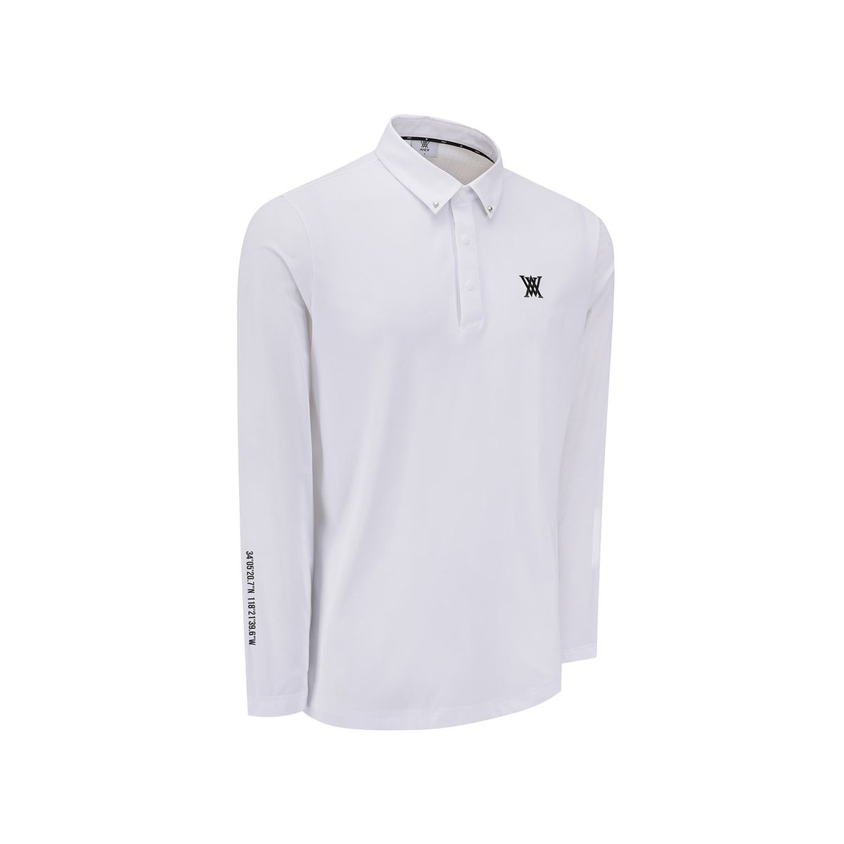 어뉴골프(ANEW GOLF) MEN BACK AIR DOT LONG T-SHIRT_WH