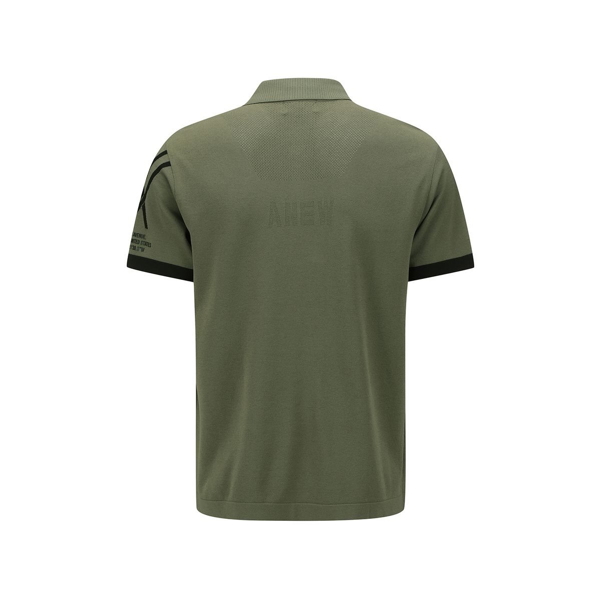 어뉴골프(ANEW GOLF) MEN LOGO POINT SHORT SLEEVE SWEATER_LK